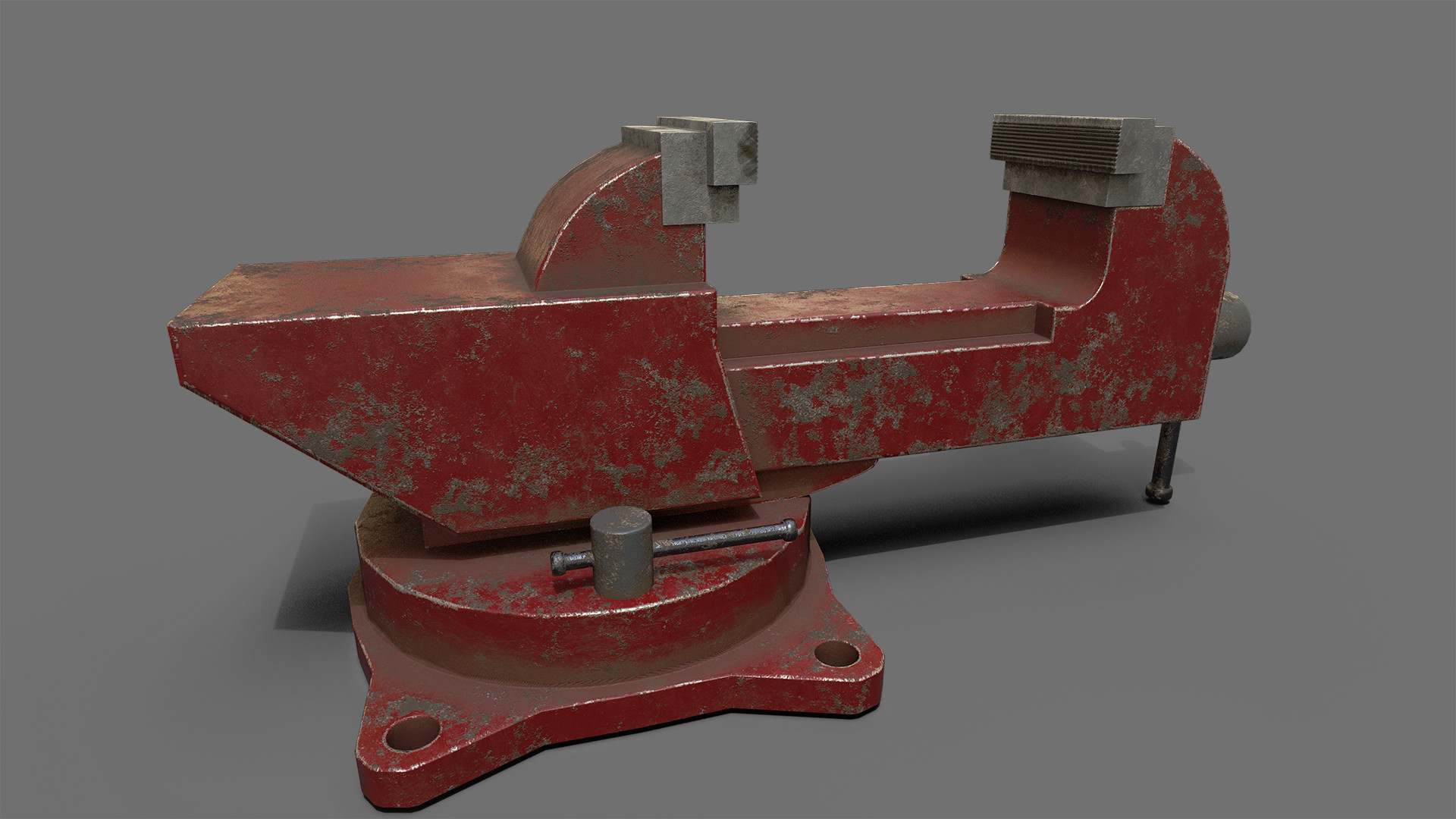 Artstation Old Bench Vise Dan Paynter