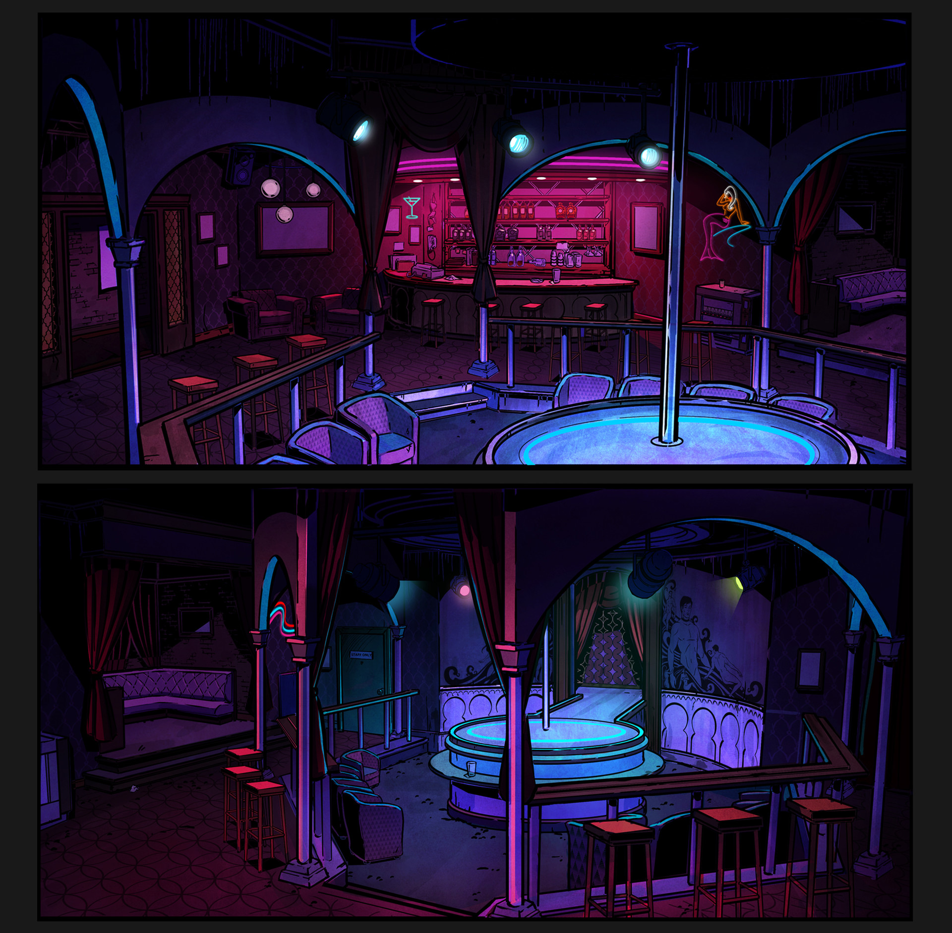 Artstation The Wolf Among Us Concept Art Gray Rogers
