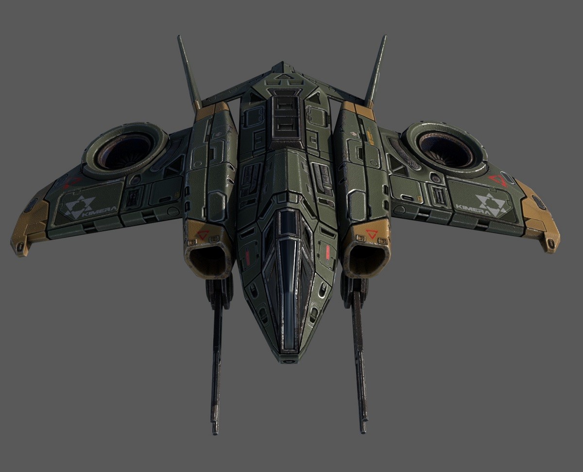 Artstation Sci Fi Vertol Gunship Jonathan Bogart