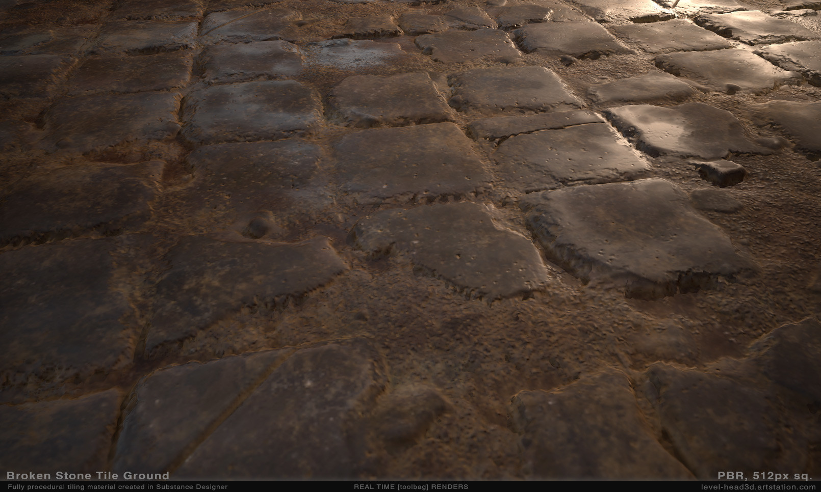 J. Marquis Broken Stone Tile Ground