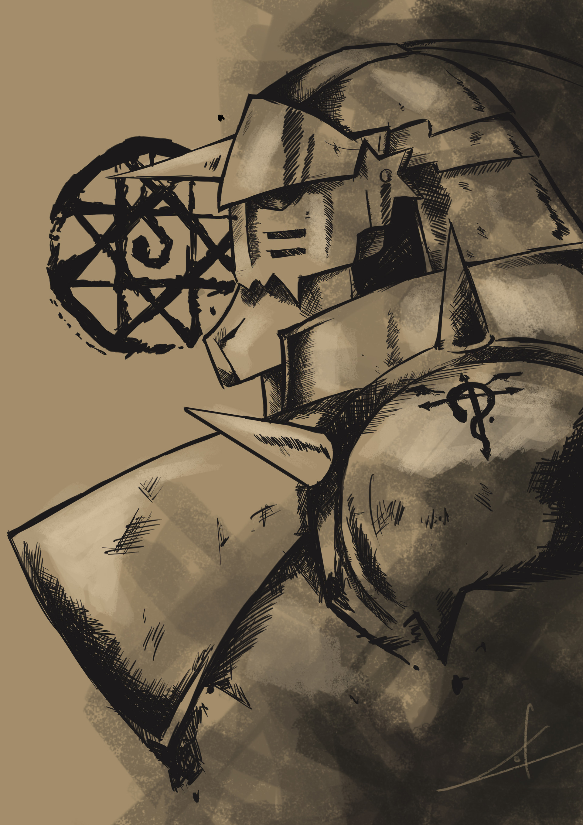 Artstation Alphonse Elric Fullmetal Alchemist Lucas Furlan