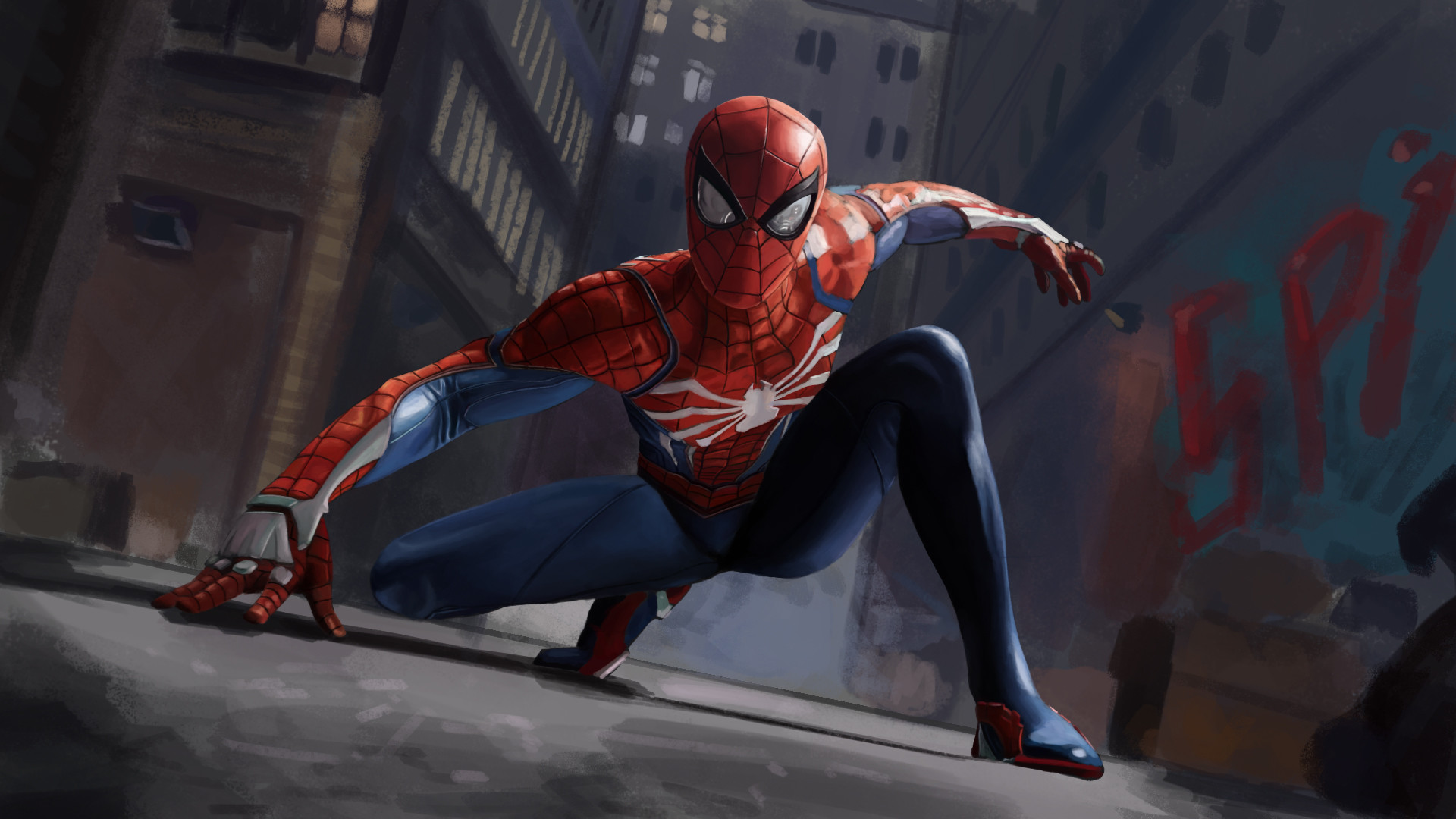 Lucas Furlan Spider Man Advenced Suit Marvel Spider Man Ps4