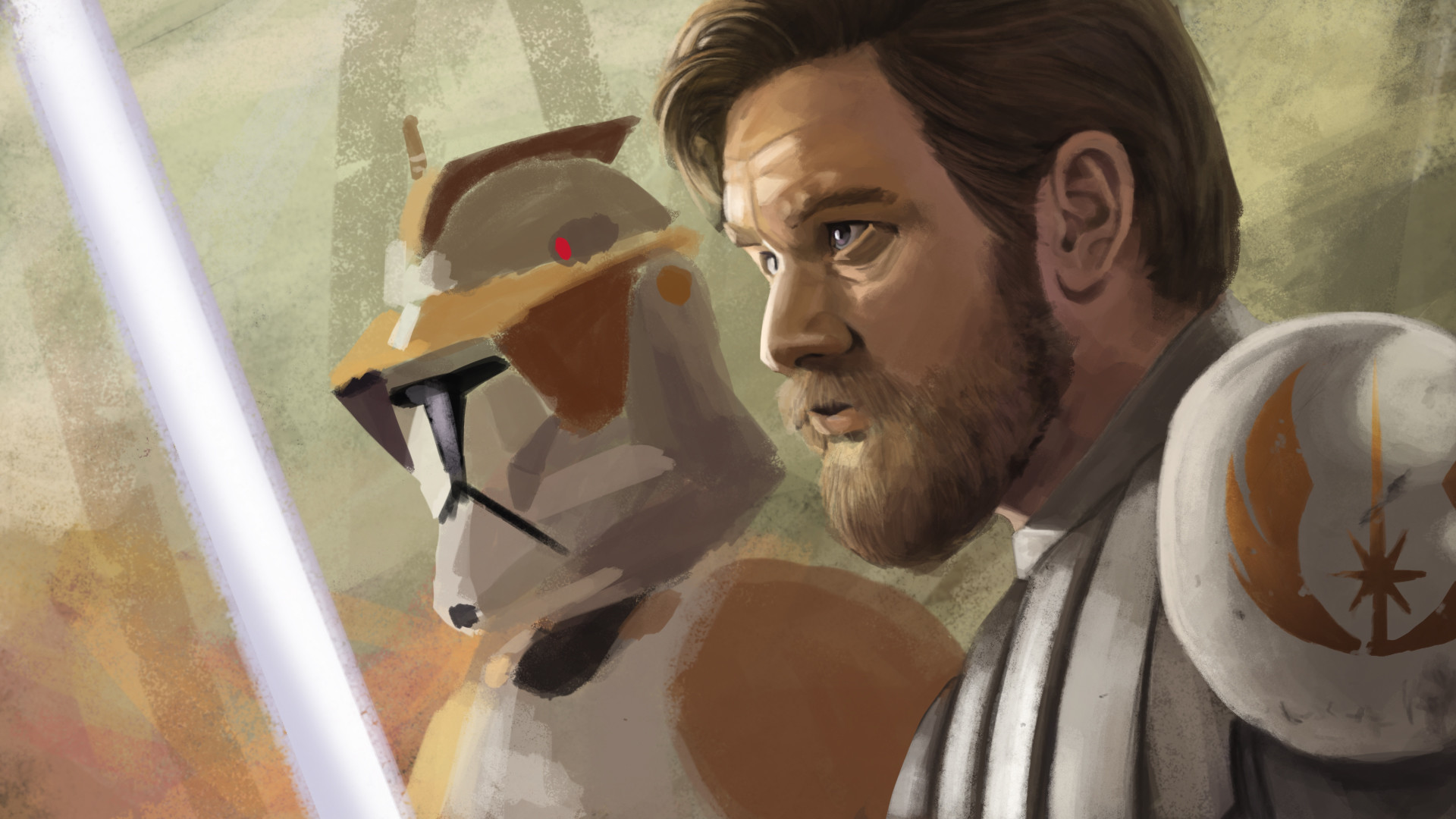 Artstation Obi Wan Kenobi And Commander Cody Star Wars Lucas Furlan