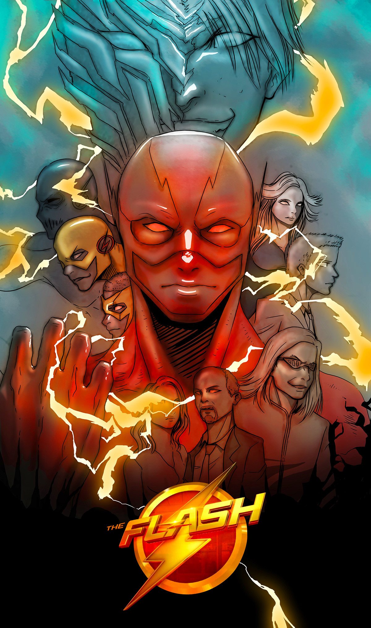 Artstation The Flash Fan Art Poster