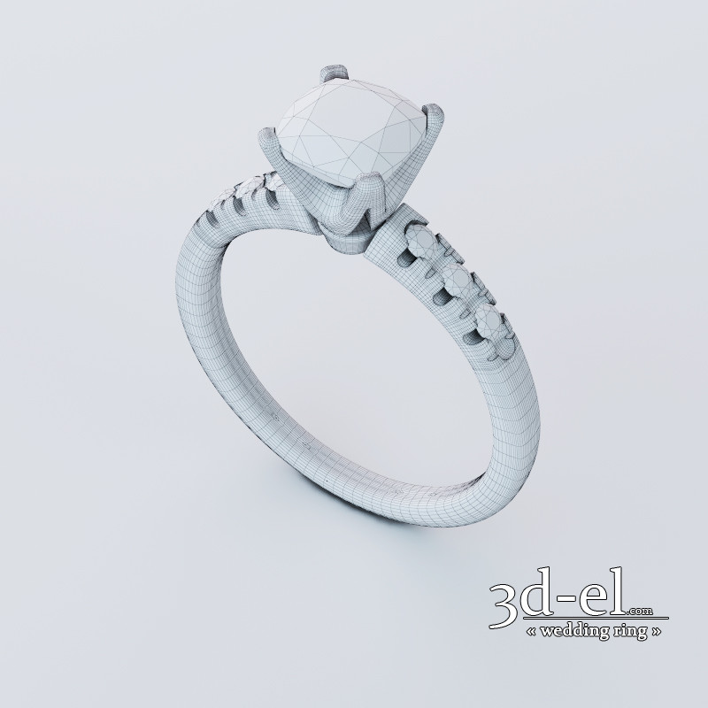 Artstation 3d Model Wedding Ring 3d Concept 3d Artist