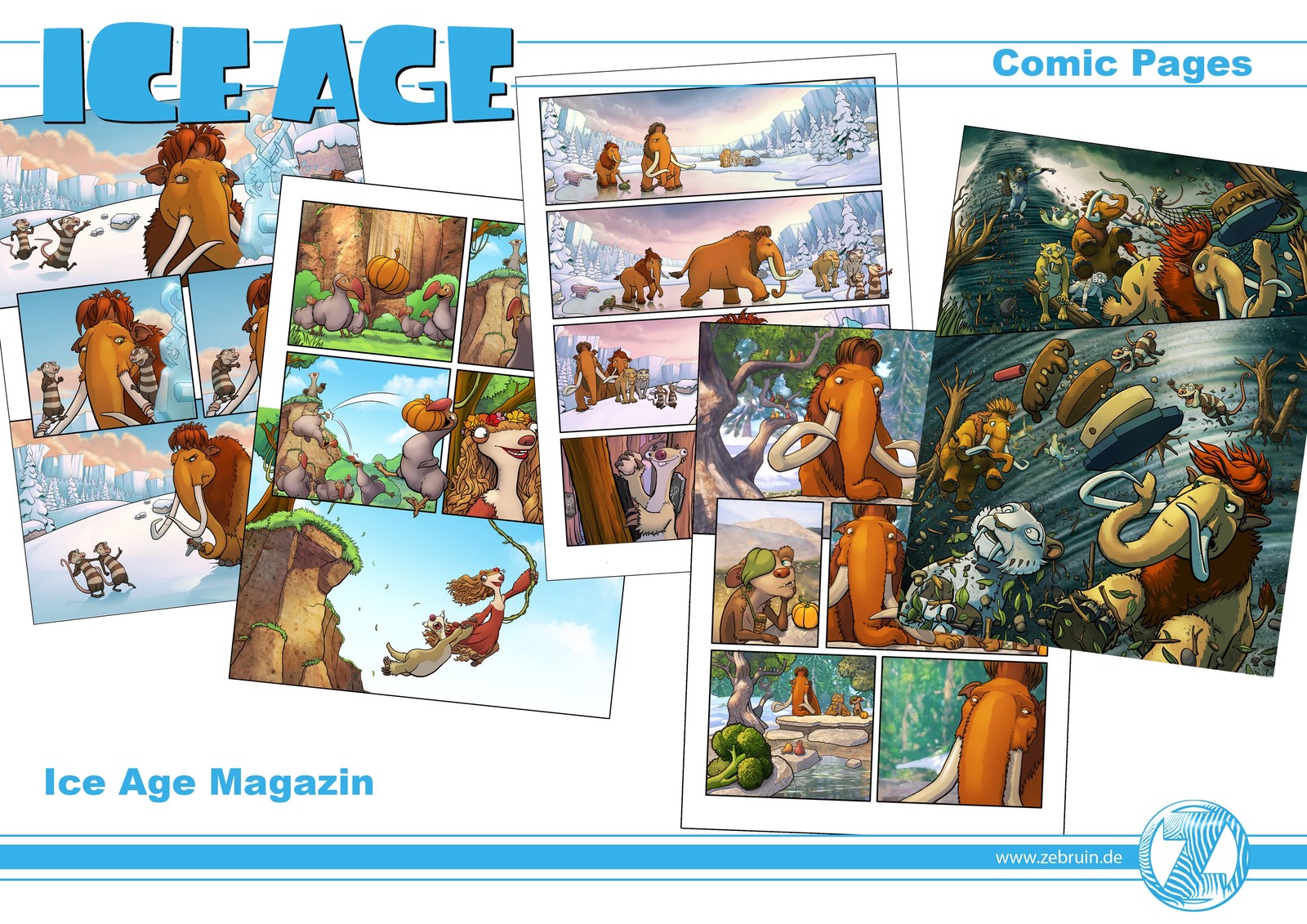 Murat Kaya Ice Age Comic Production