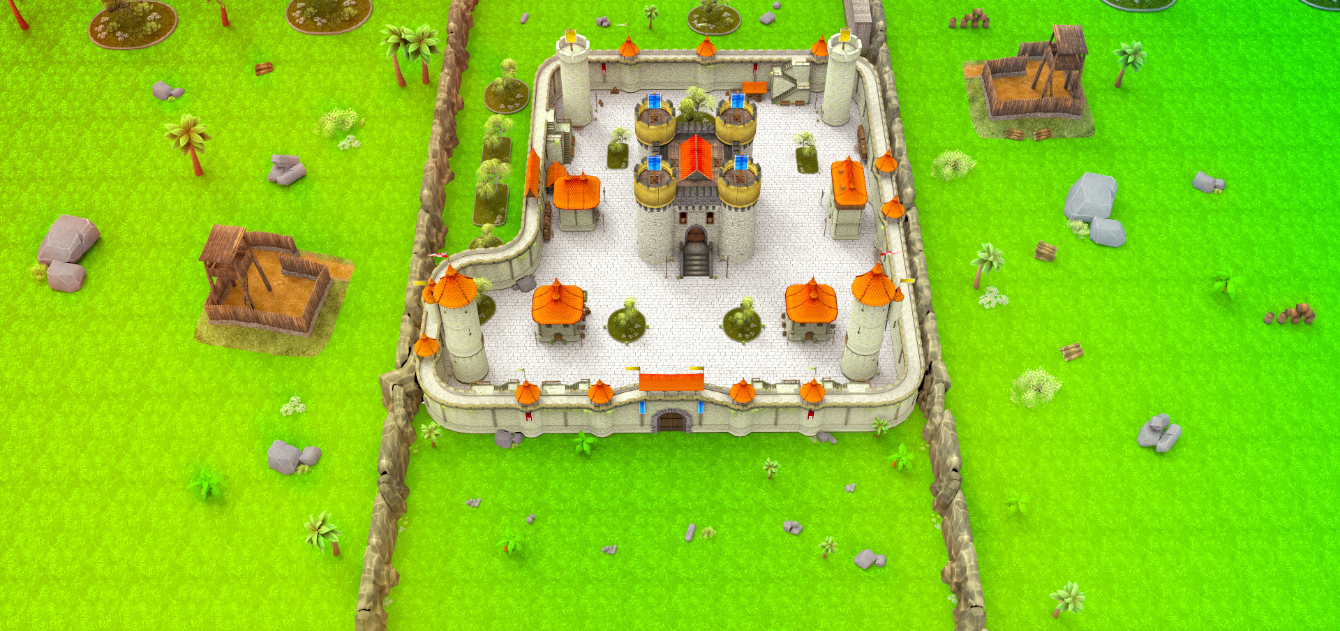 Artstation 3d Castle Concept Design For Game Hasham Hussain