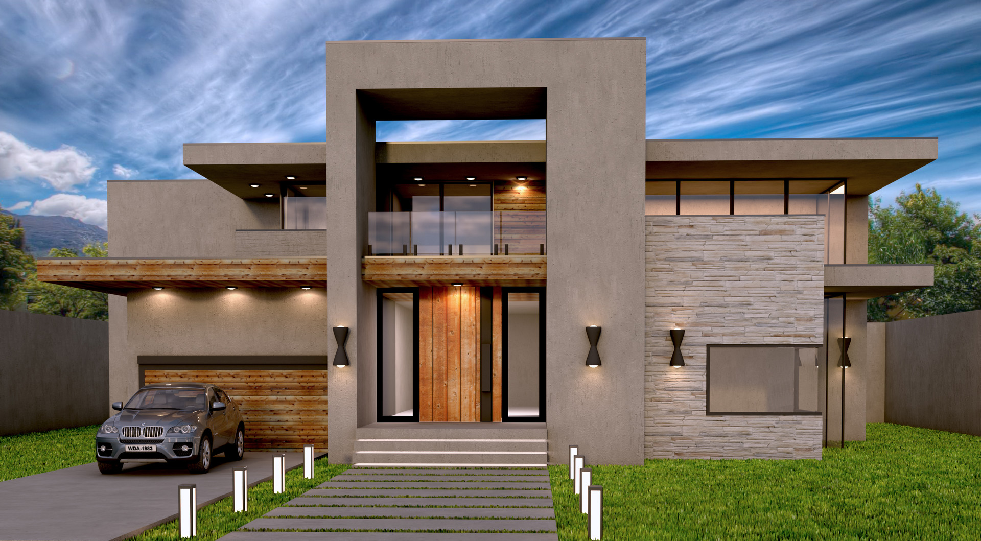 exterior lighting exercise weston adams