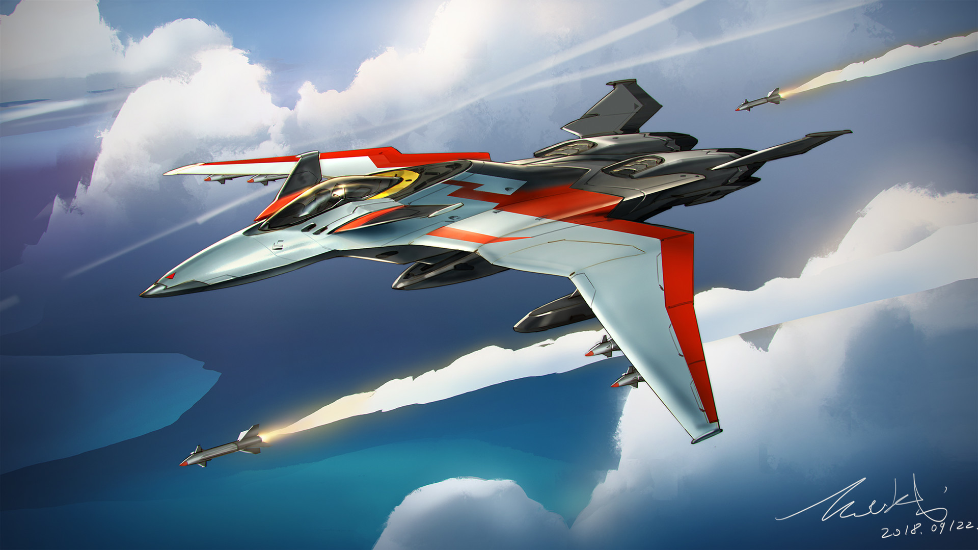 ArtStation - Jet fighter