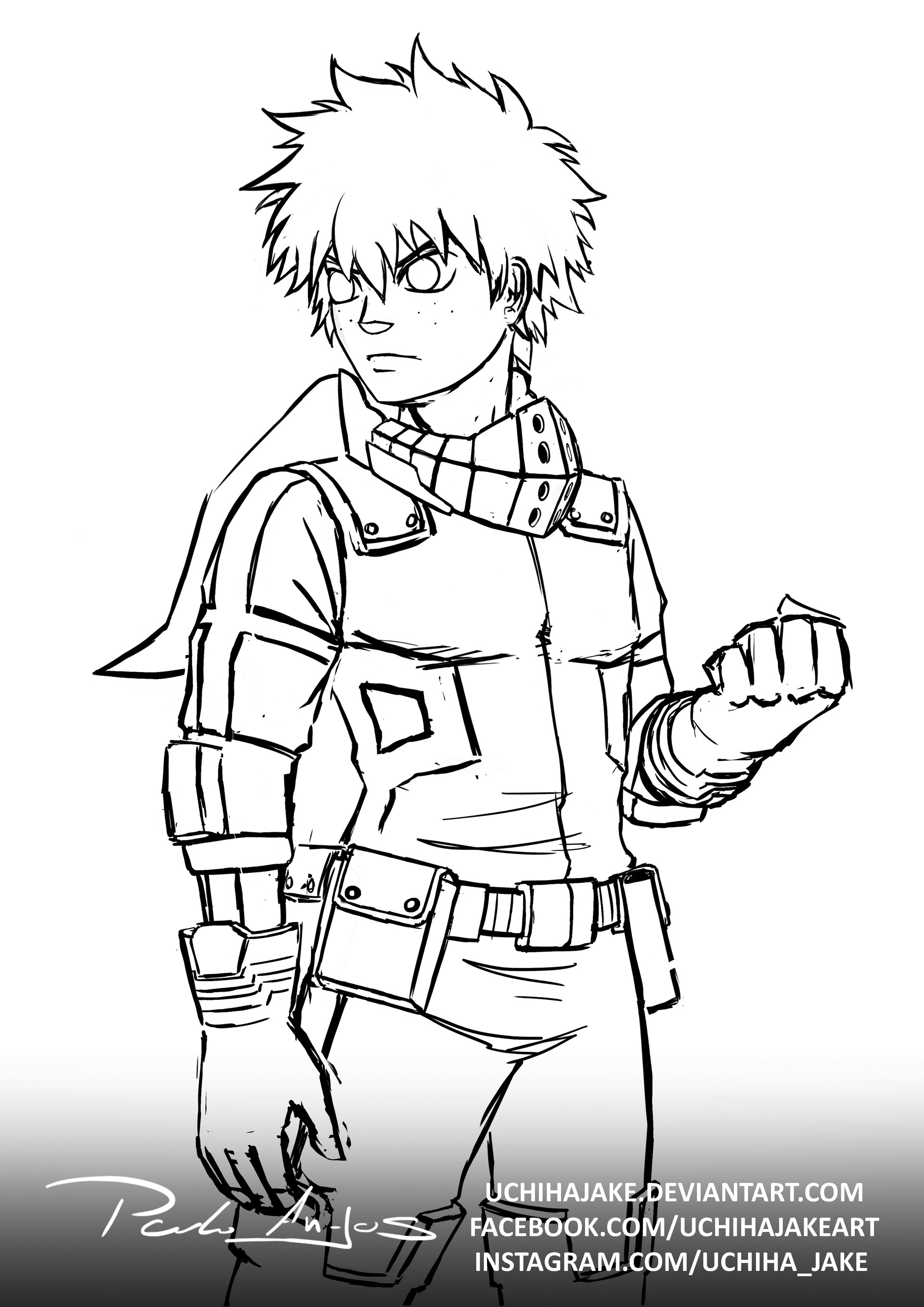 Deku Coloring Pages Printable Deku Coloring Pages Printable