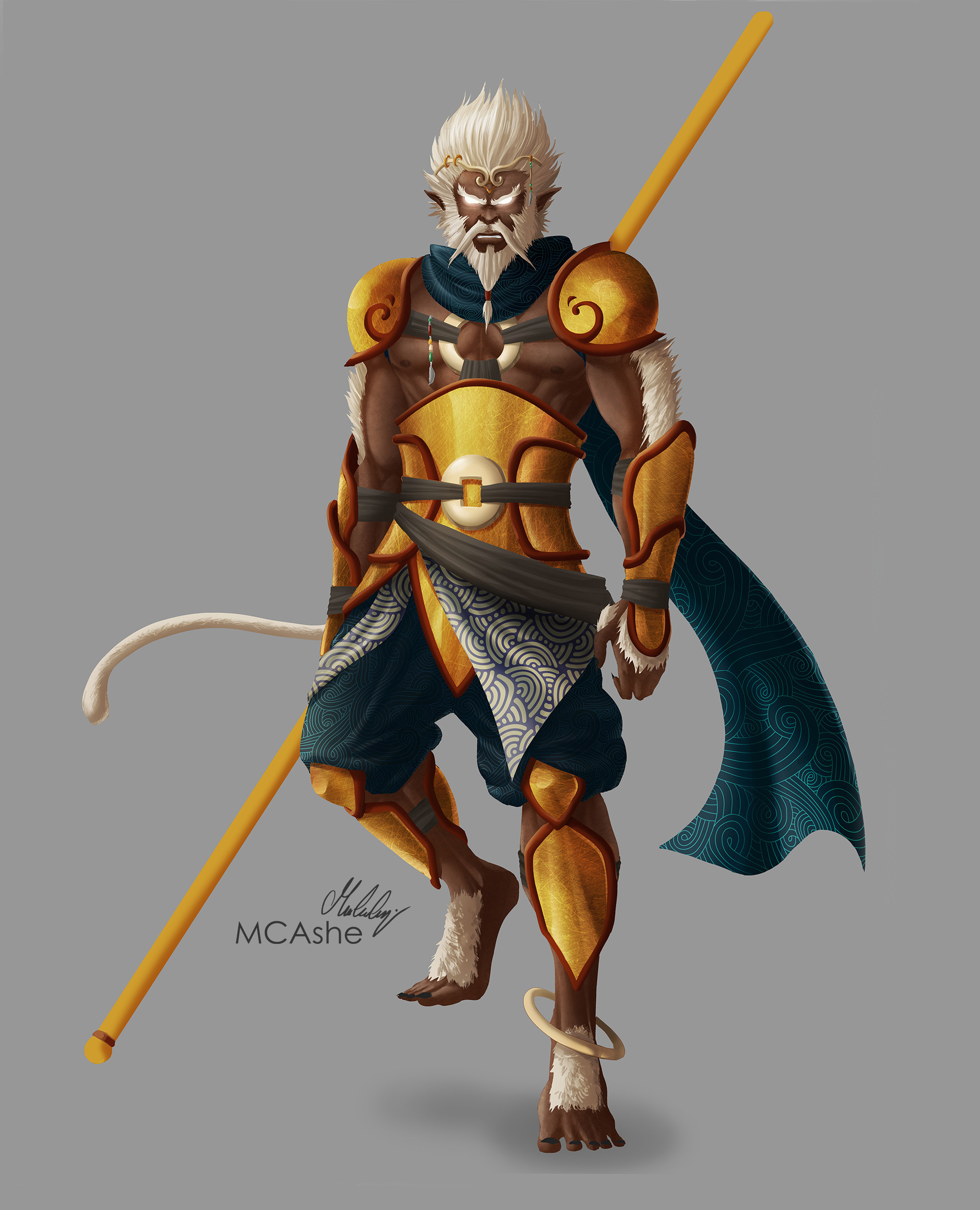 Artstation Sun Wukong Castela