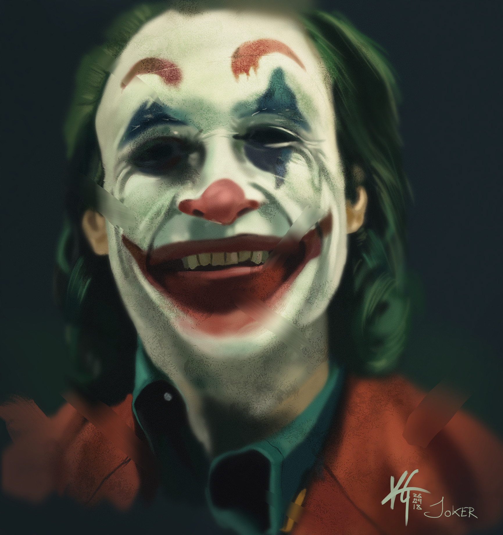 ArtStation - Joaquin Phoenix - Joker Study