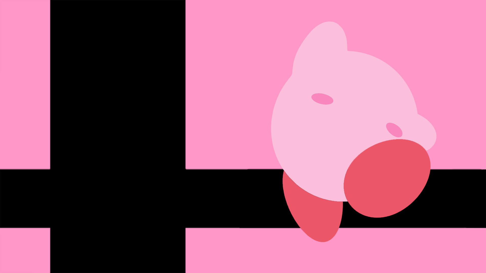 ArtStation - Kirby Wallpaper ~ pixel art