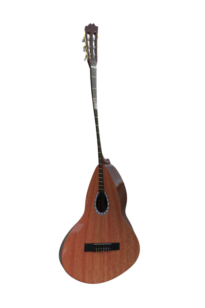 Guitarra retorcida - abstracta 
