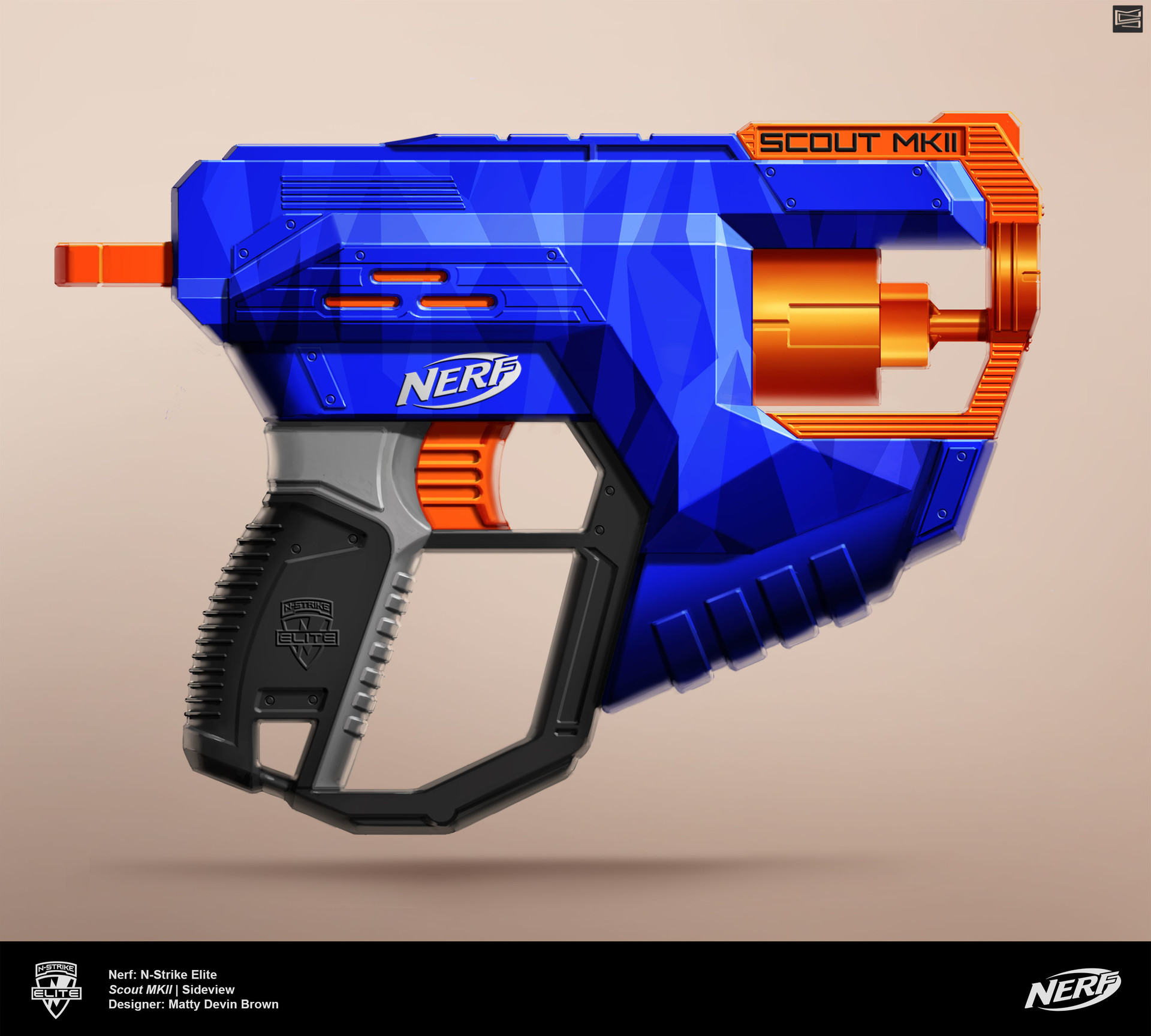 nerf elite scout mk2