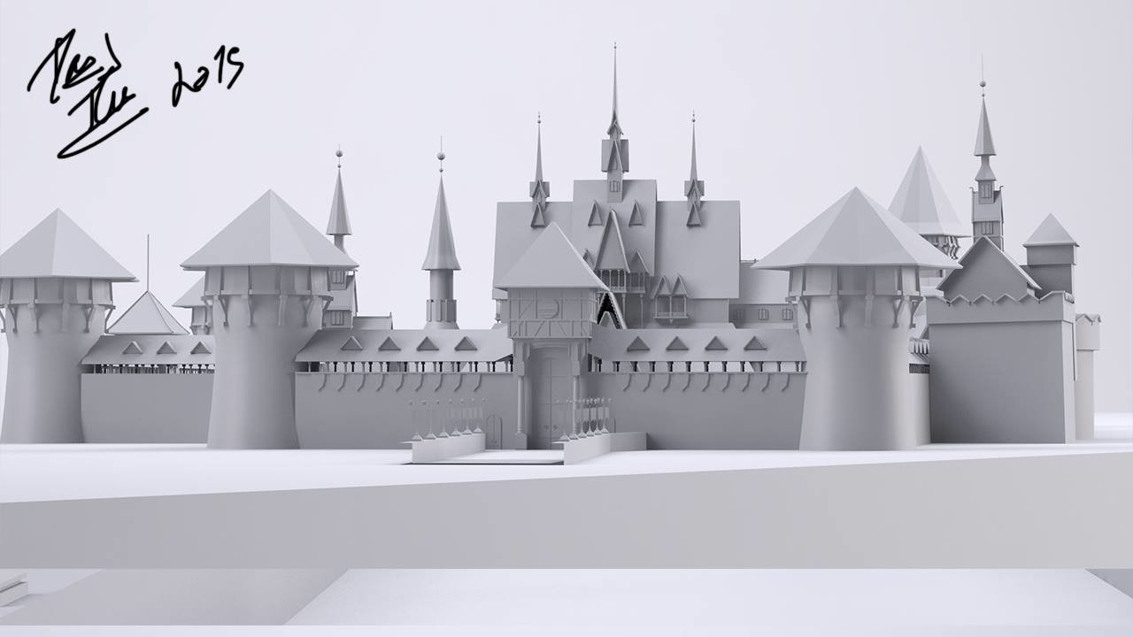 arendelle frozen castle