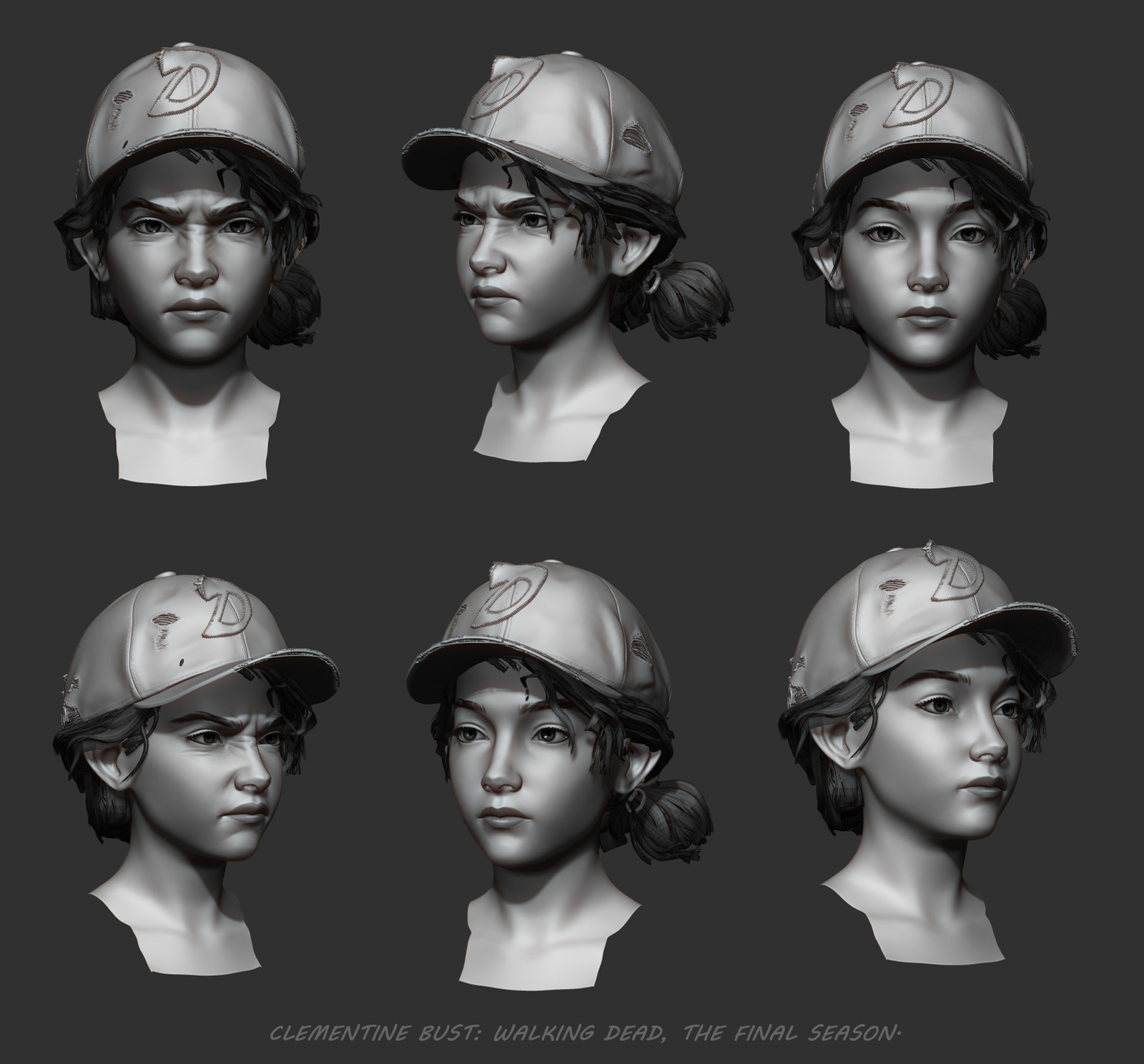 Artstation Clementine From Telltale S Walking Dead Series Steve Moore Artstation Clementine From Telltale S Walking Dead Series Steve Moore