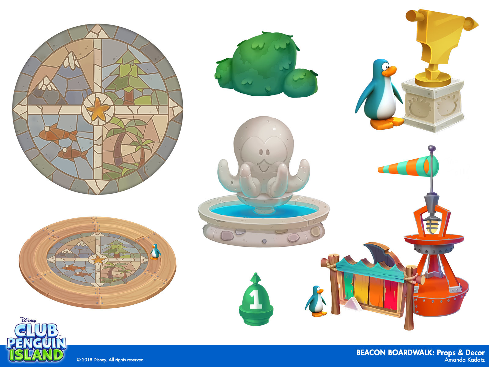 ArtStation - Club Penguin Island: Items & Icons, Amanda K.