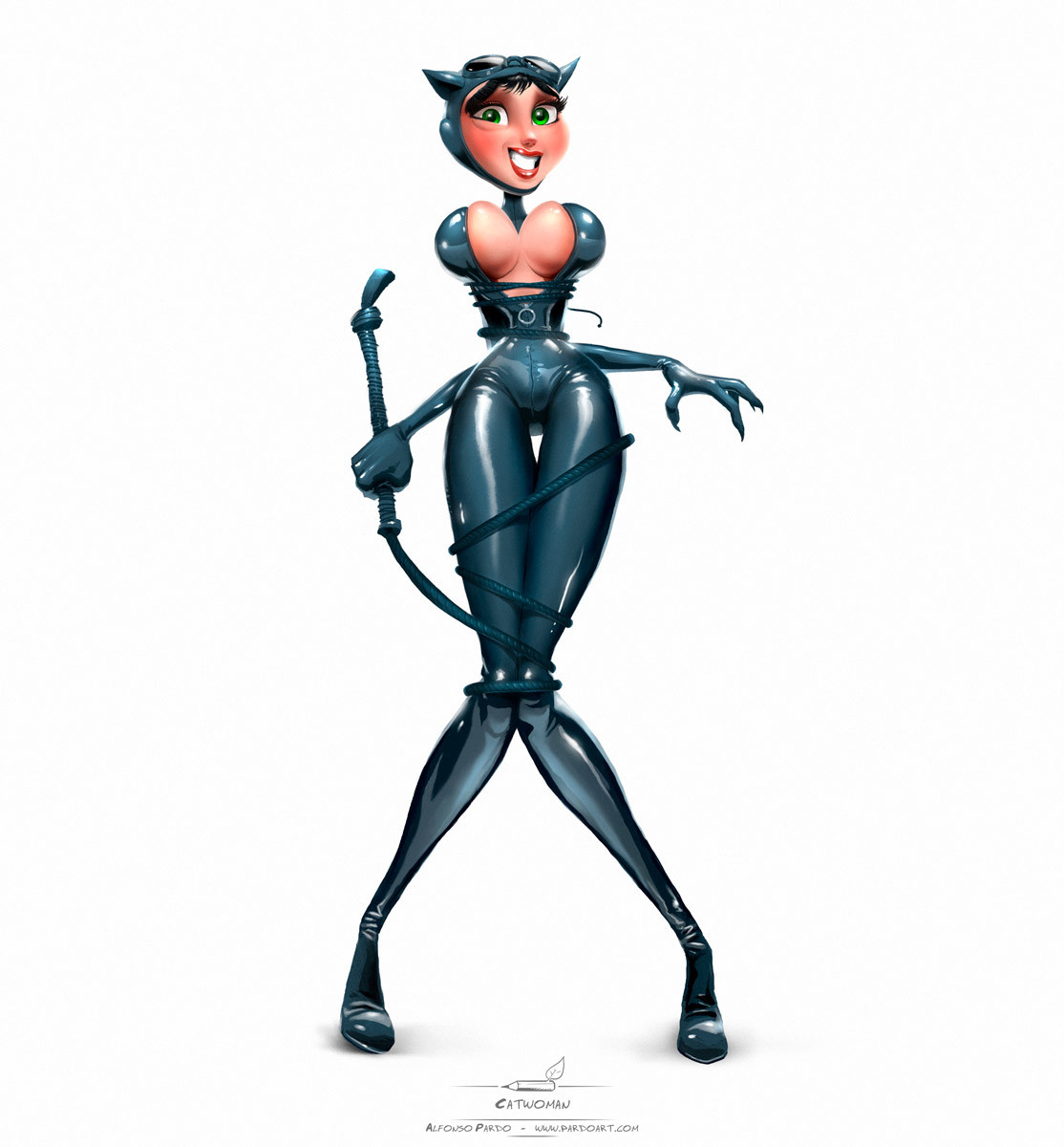 Catwoman in trouble