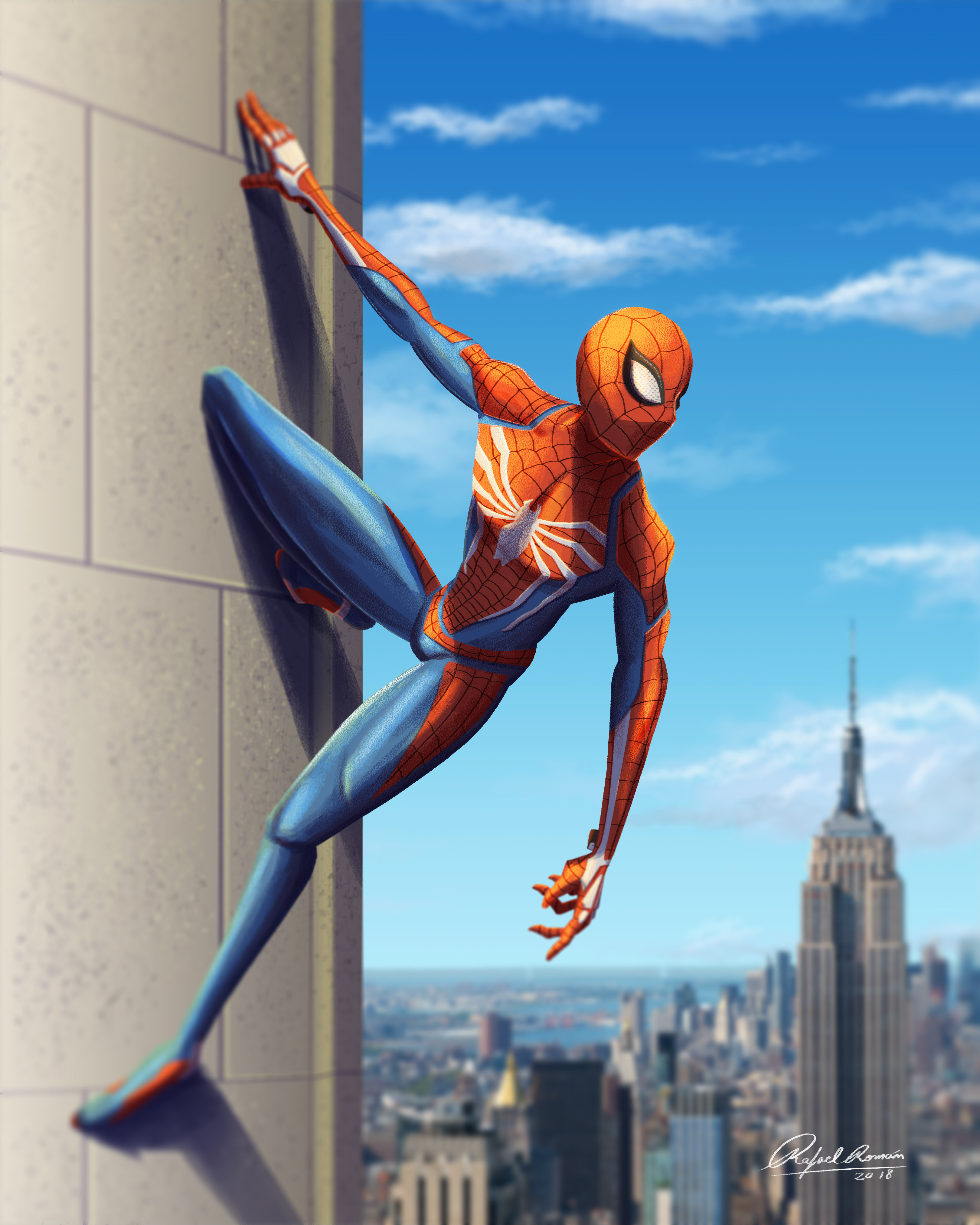 Rafael Andrade - Illustrator / 2d & 3d Animator - Spiderman PS4