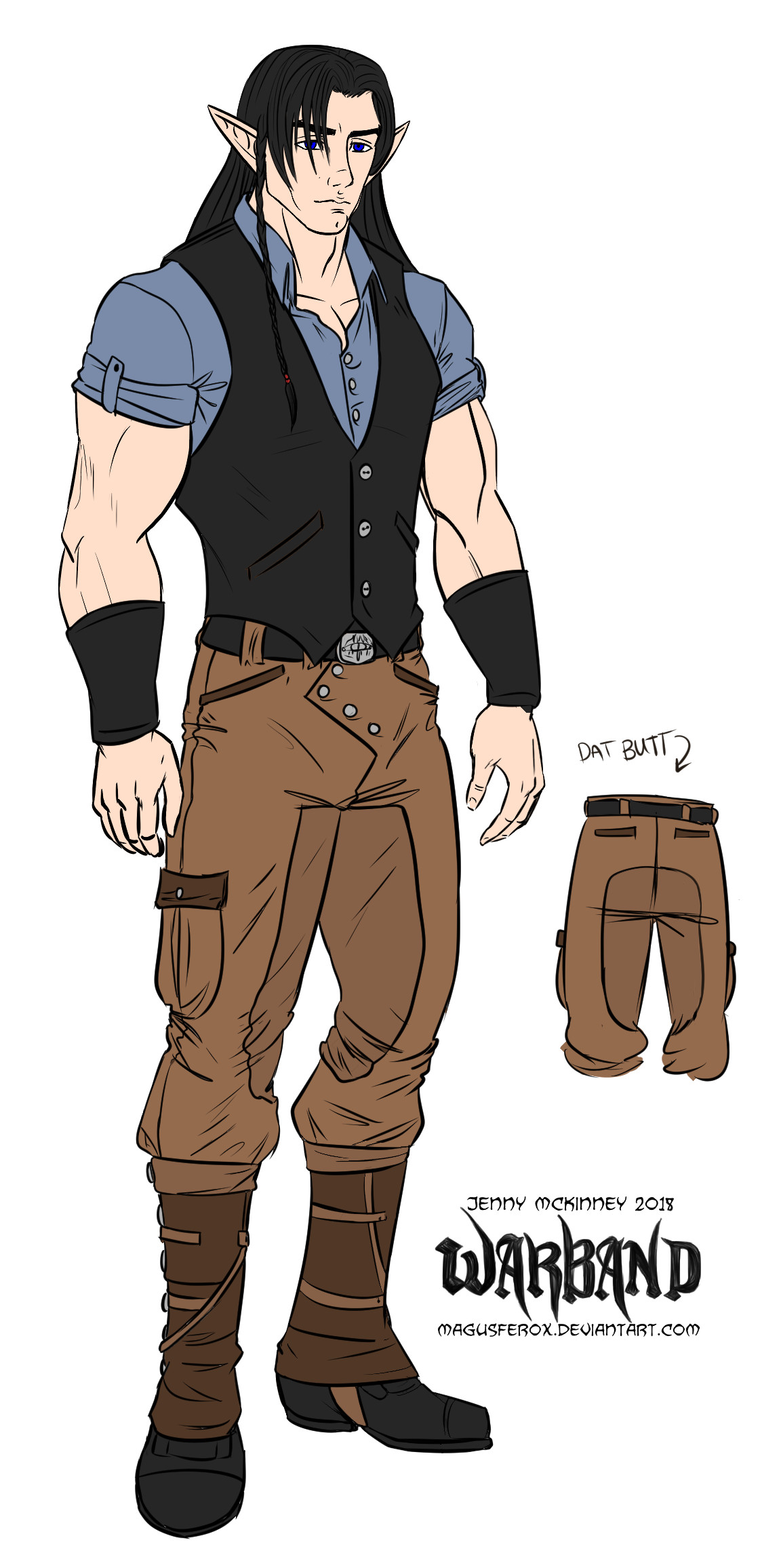 ArtStation - Annie in a Waistcoat