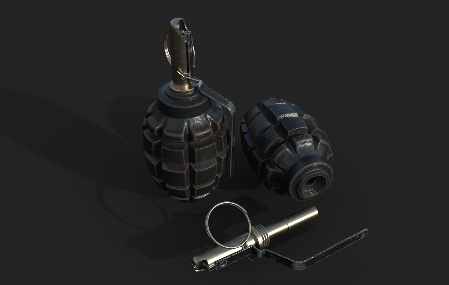 Artstation F1 Grenade Dejan Sljivic