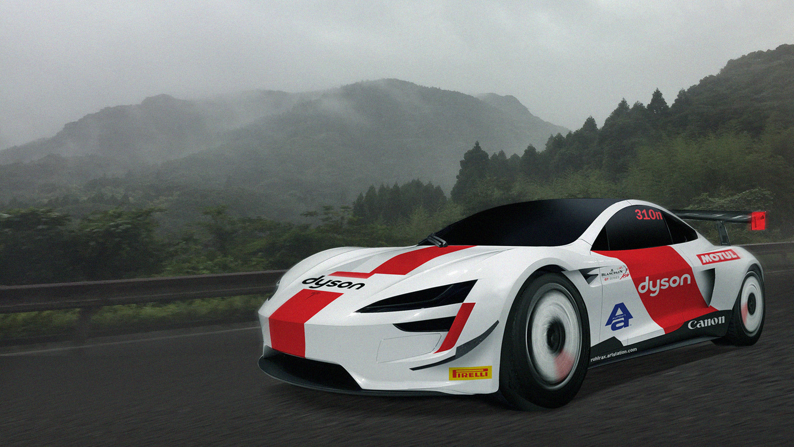 Tesla Roadster GT3