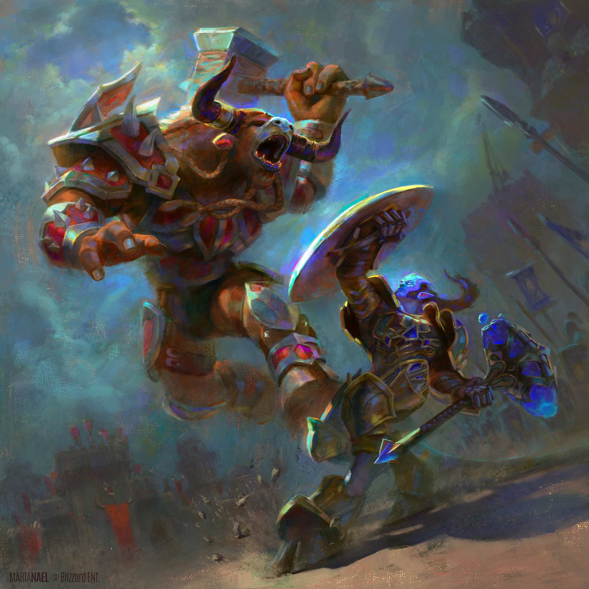 World of Warcraft - Battle for Azeroth: Tauren vs. Draenei