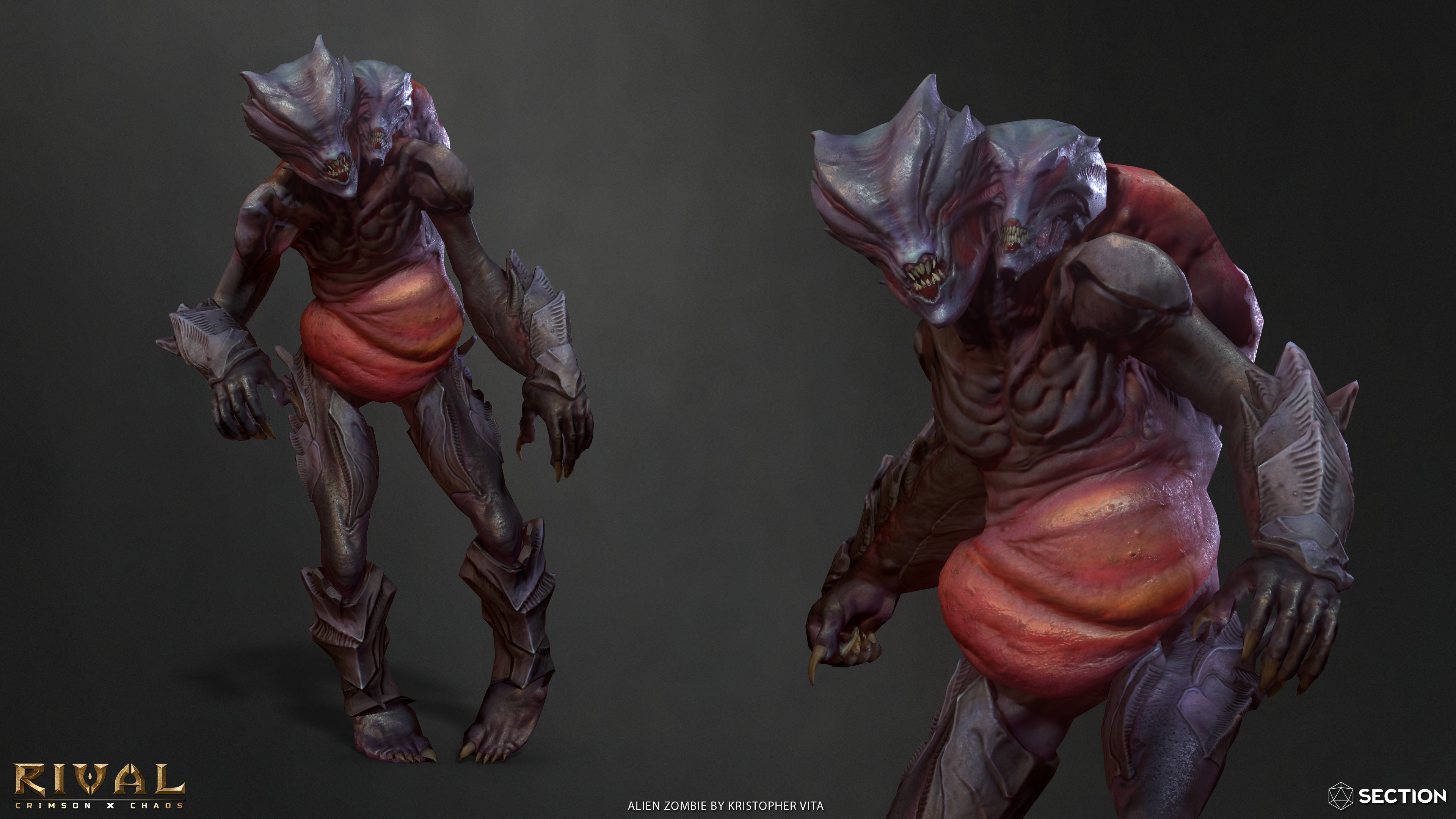 Artstation Alien Zombie Cosmetic Skin Kristopher Carlobarley Vita