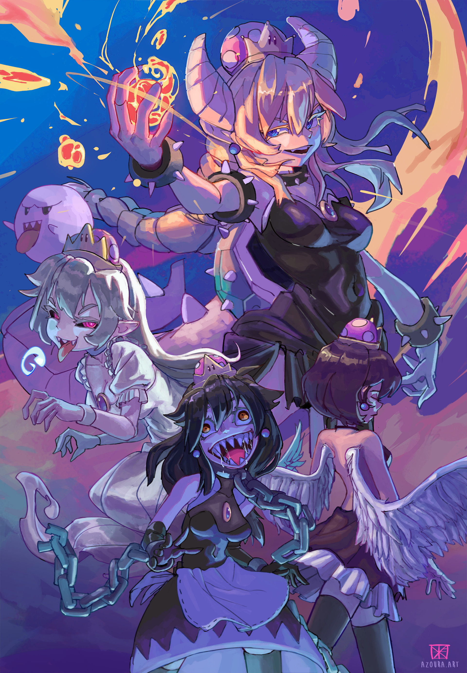 Artstation Bowsette Nathan Chan