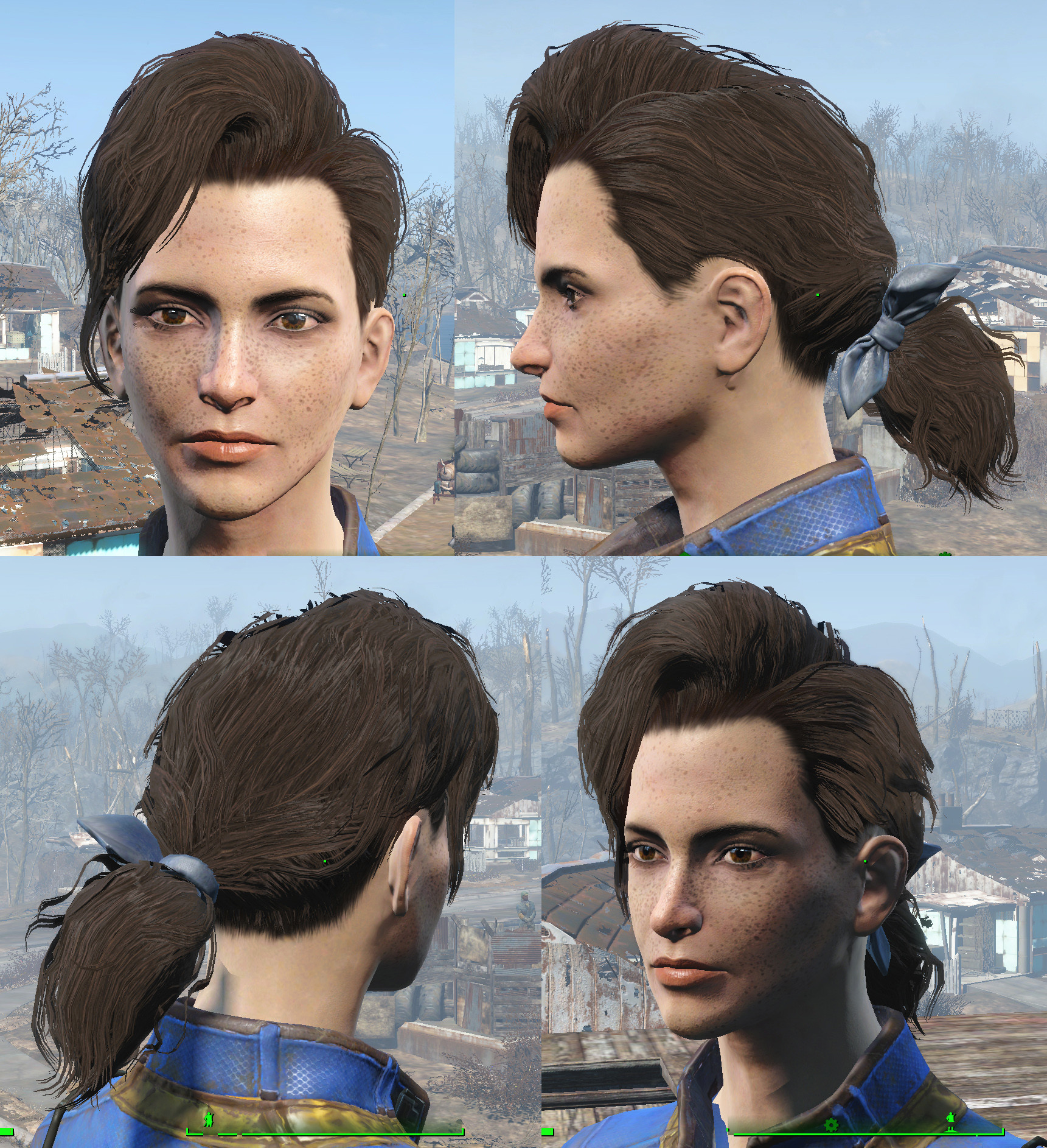 Ponytail hairstyles fallout 4 фото 31