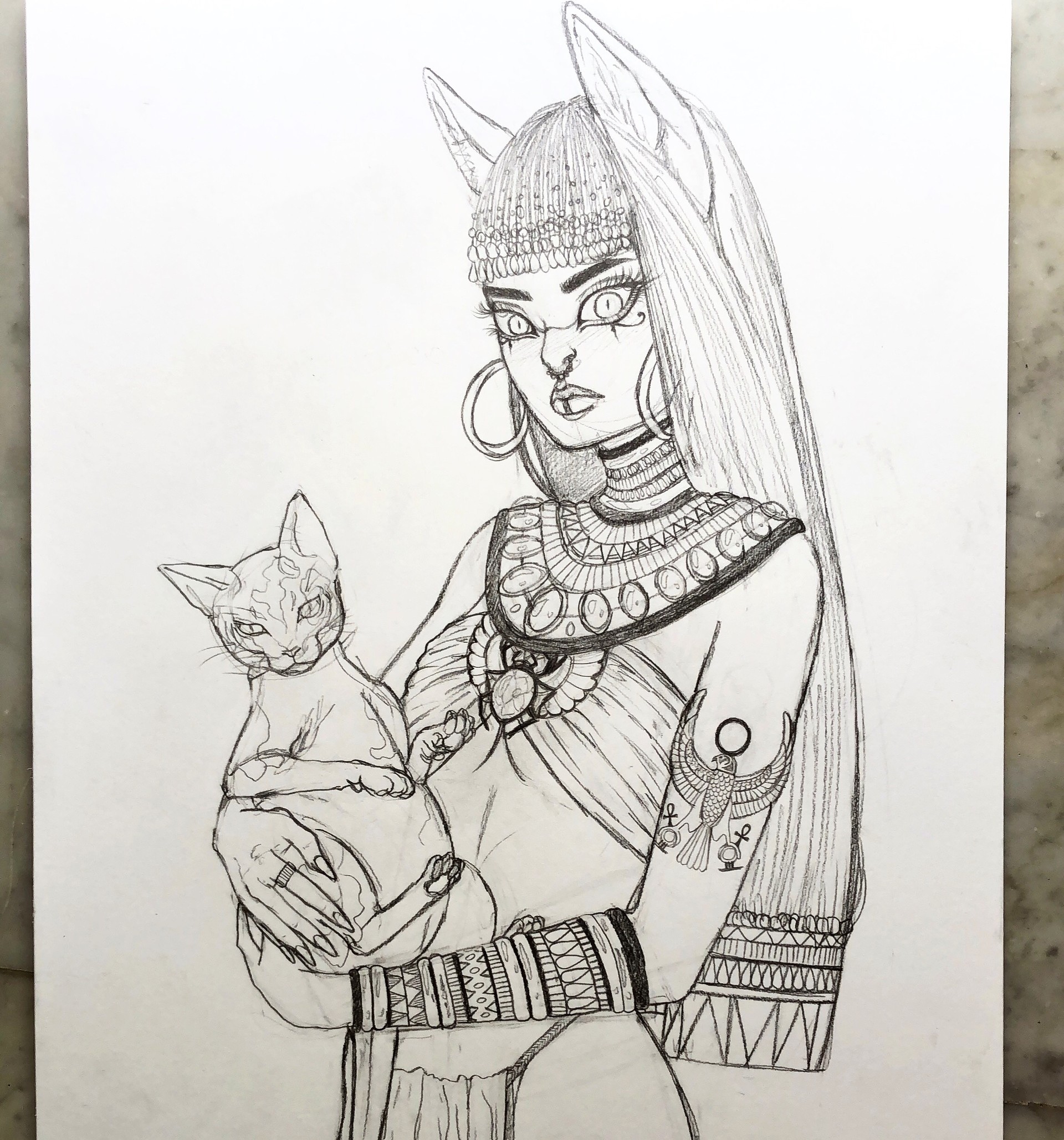 Artstation - Egyptian Cat