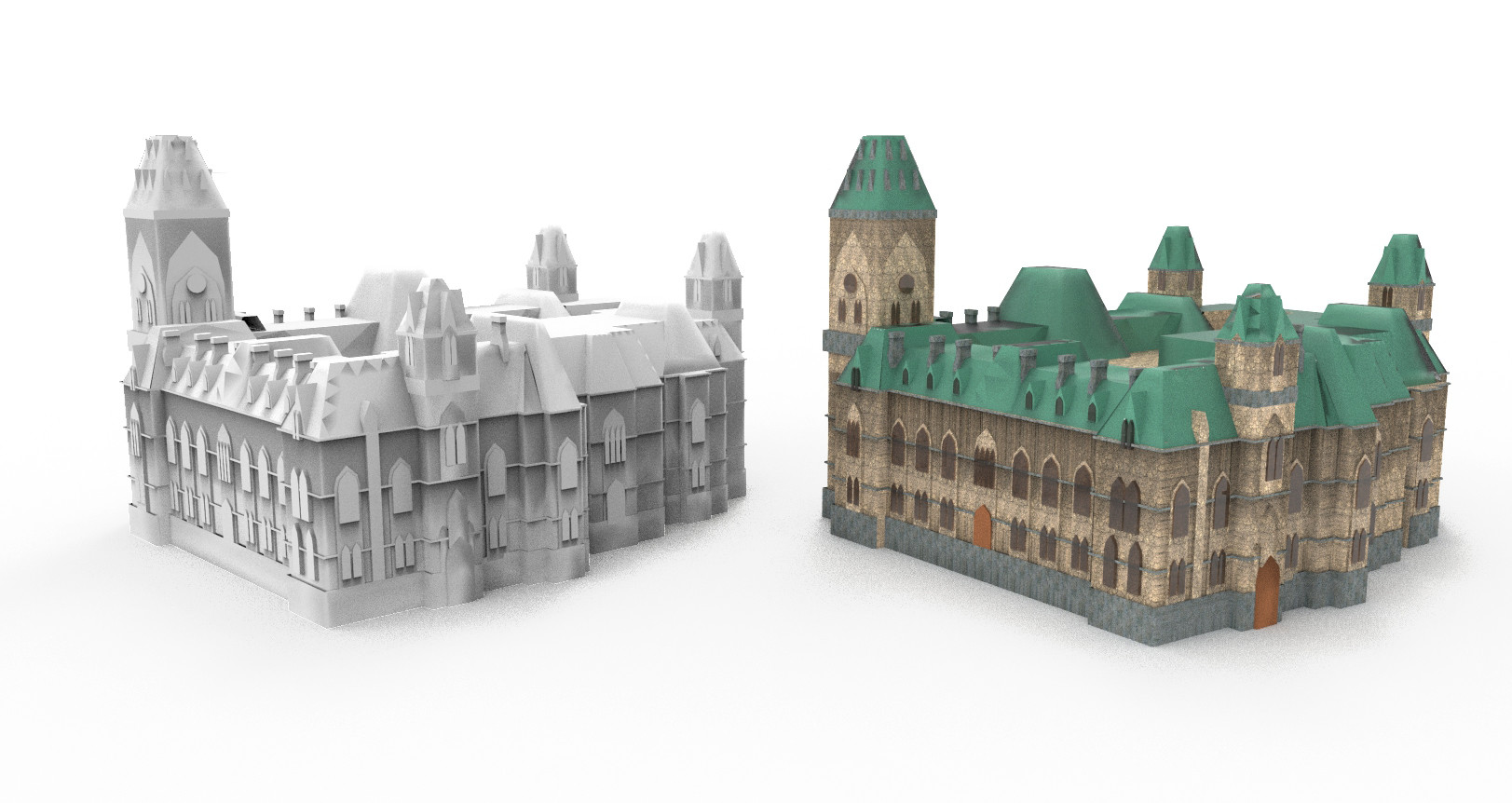 Artstation Nac Ottawa Background Assets William Leung