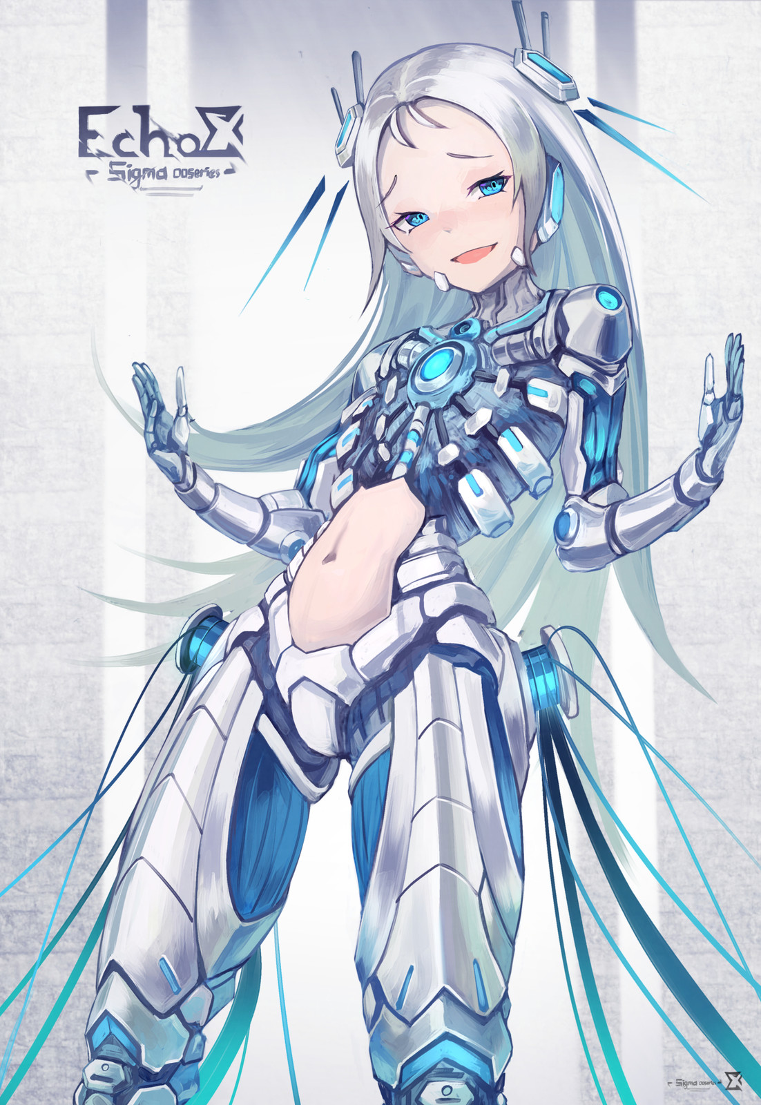 Artstation Cyborg Girl Echo Sigma Sa Wa