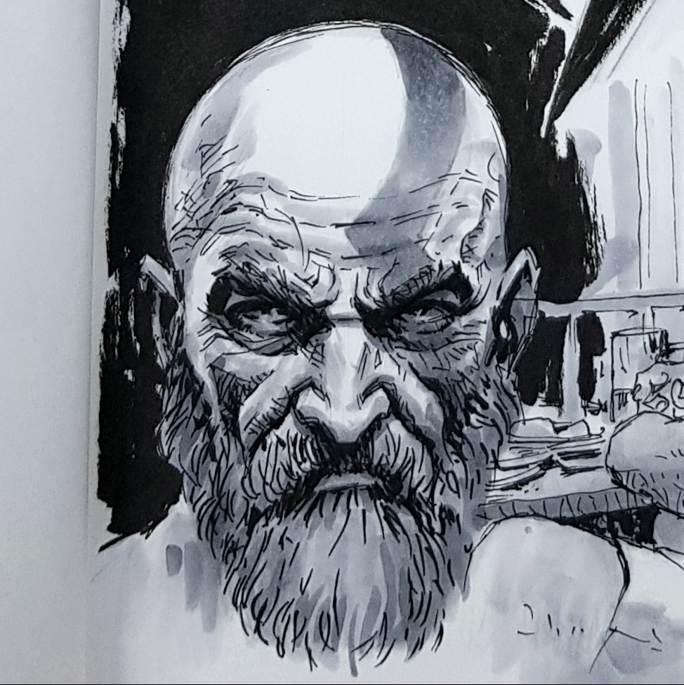 Kratos (Ink Sketch THU 2018)