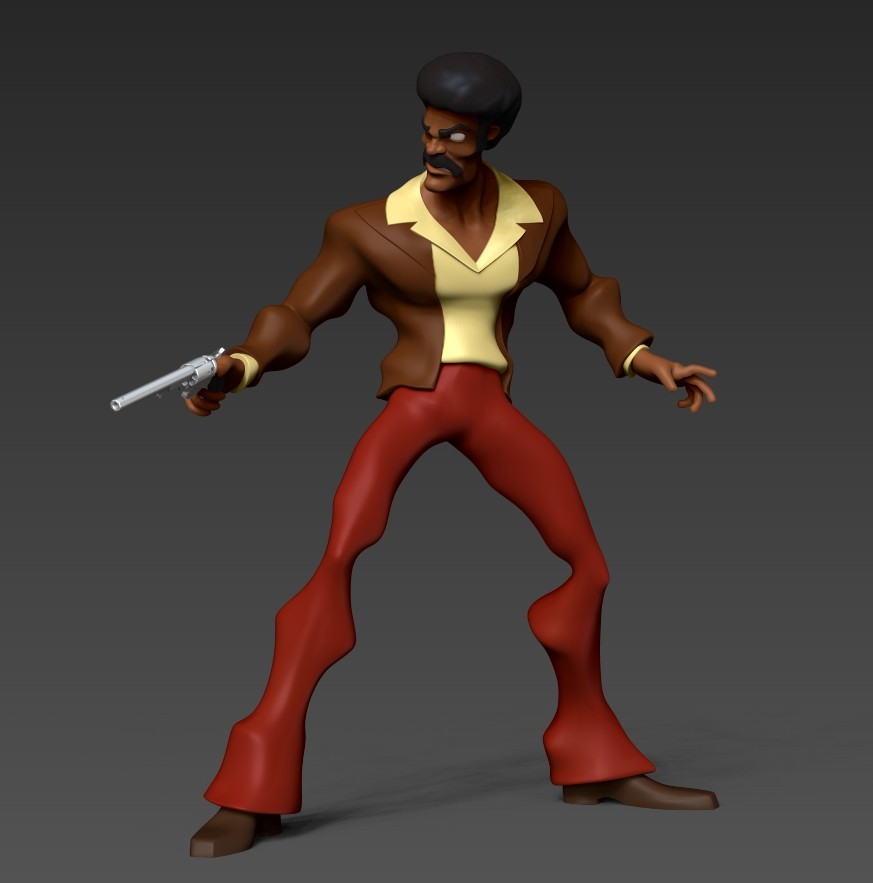 black dynamite action figure