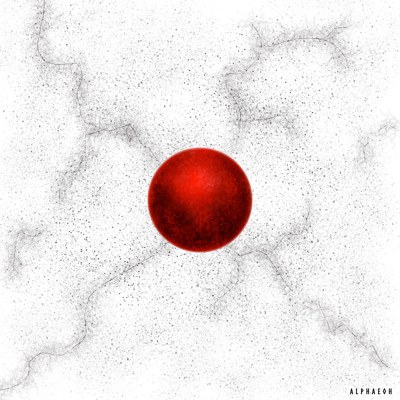 Cracked Red Orb