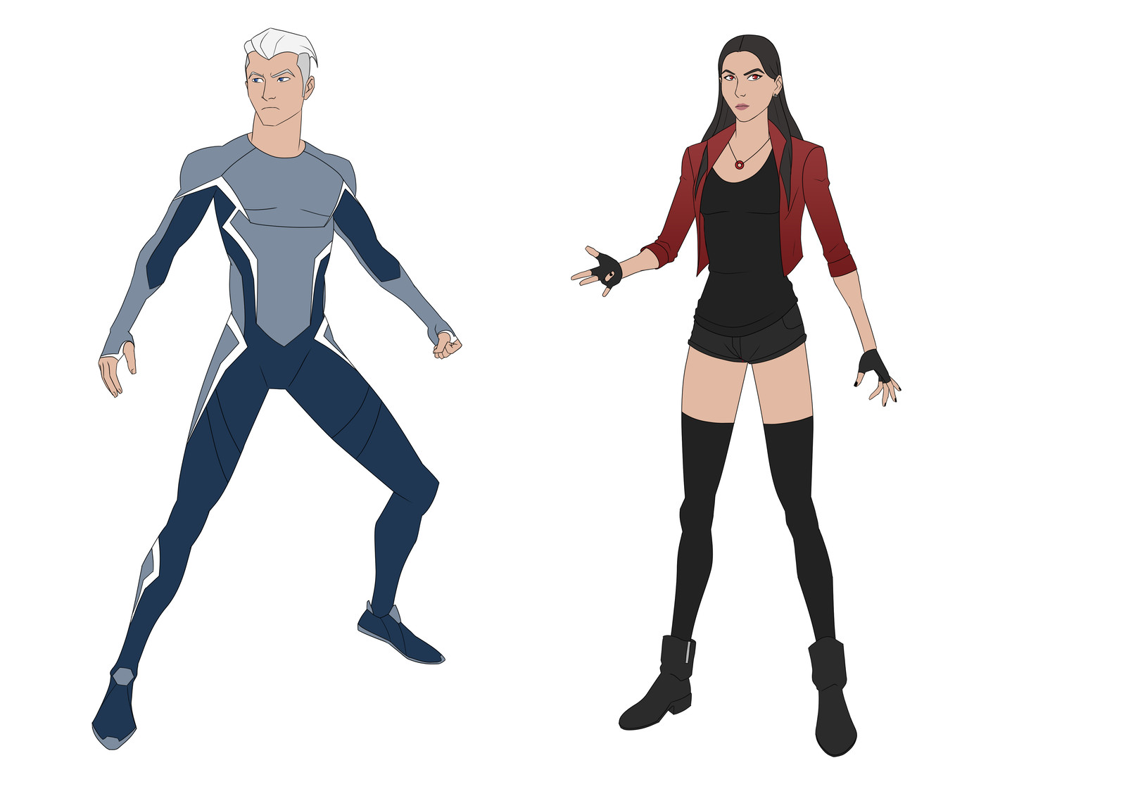 Artstation Avengers Black Panther S Quest Quicksilver Scarlet Witch September 2018 Lucas Remoussin