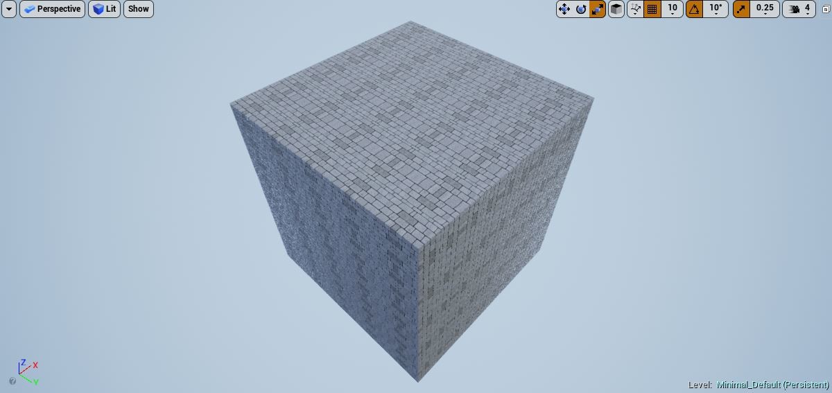 Unreal cube 