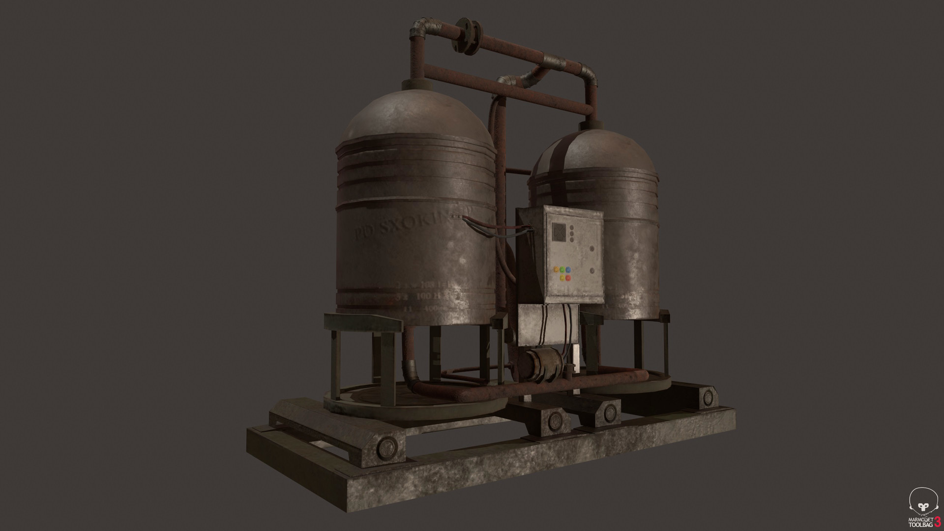 ArtStation - OLD INDUSTRIAL BOILER