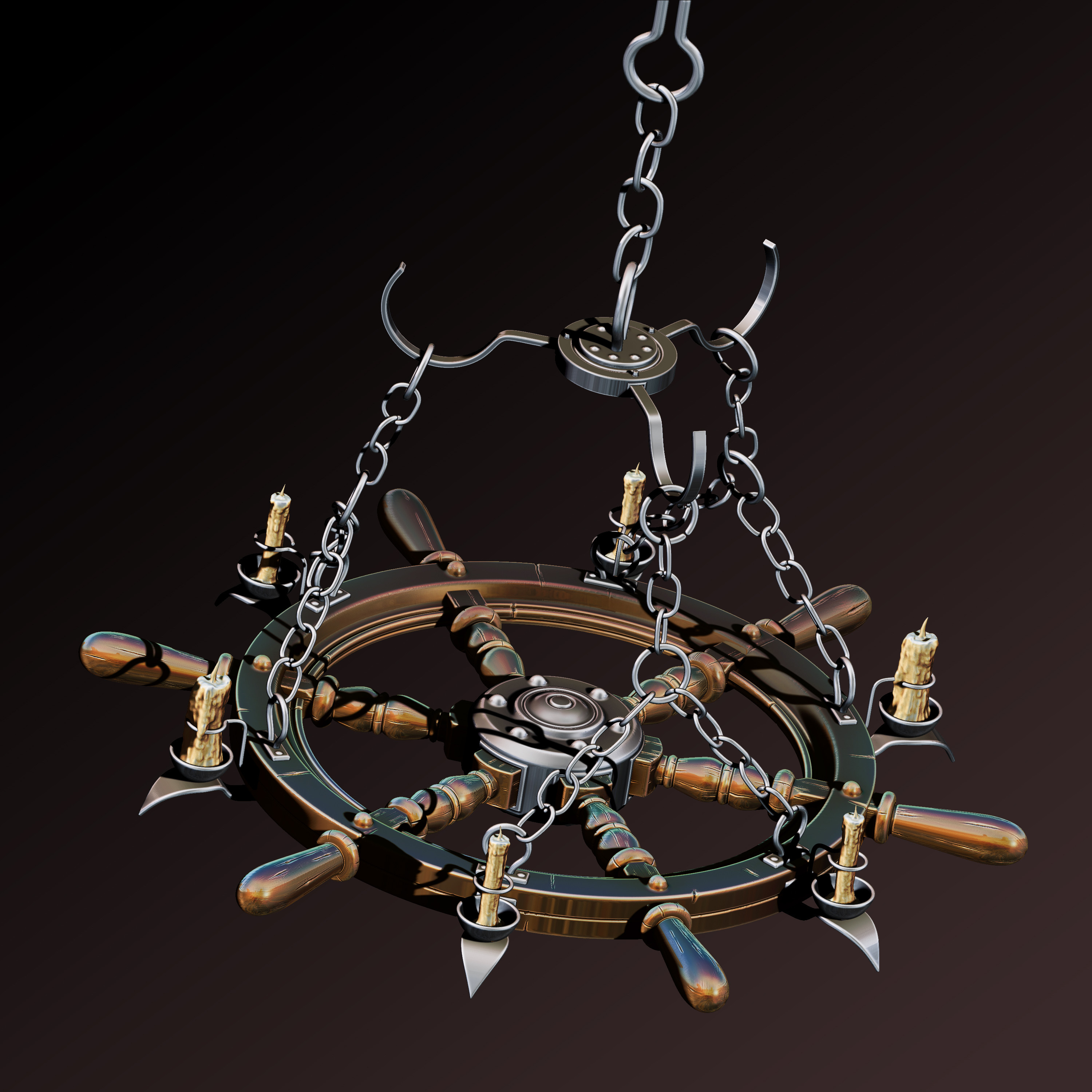 Pirate chandelier shop