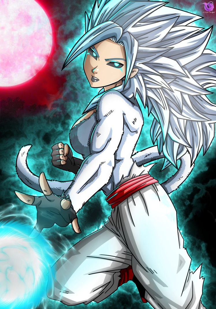 Artstation Chigo Ssj5 Berserker My Oc Chigo Senpai