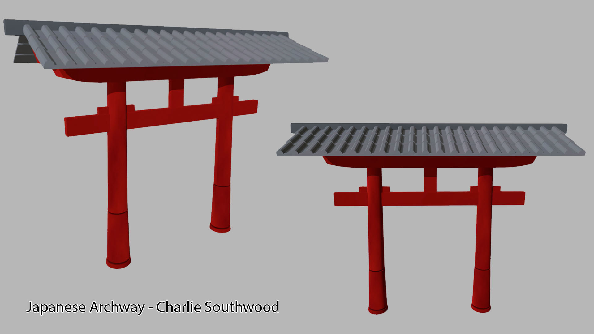 ArtStation - Japanese Archway Model
