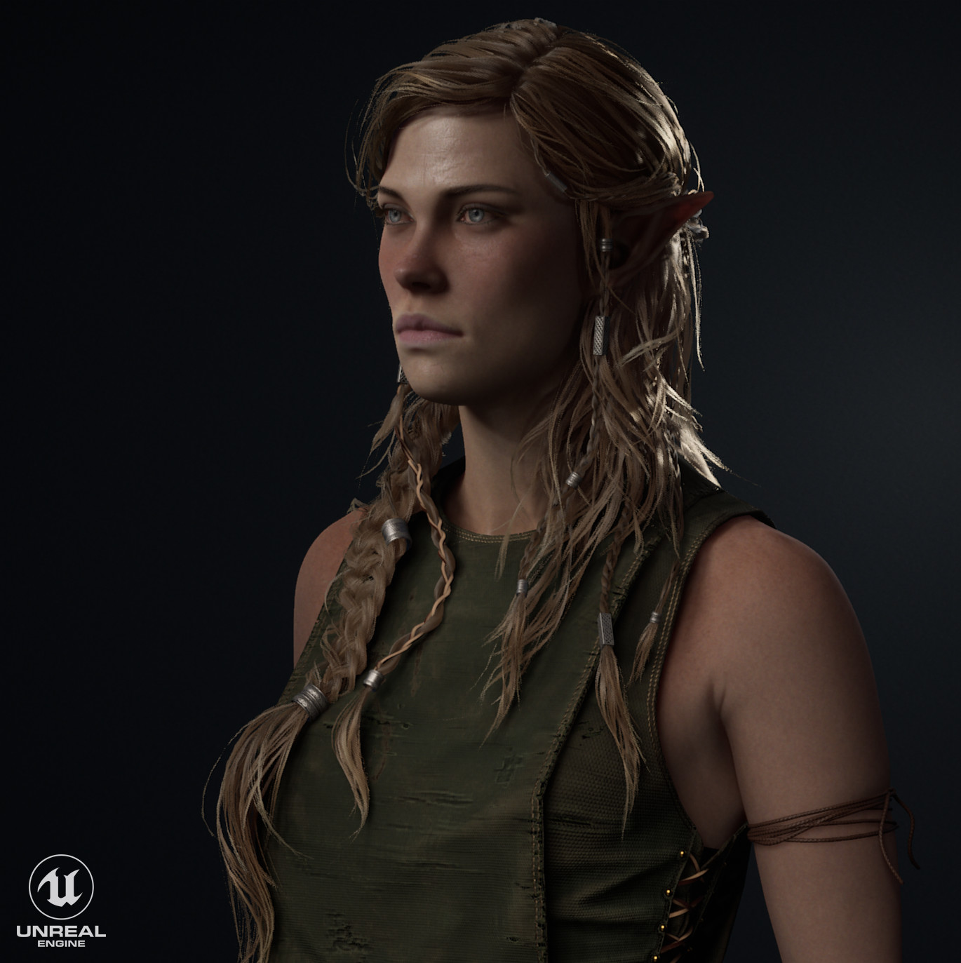 Artstation Elf Wip 6 Hair Yuri Alexander