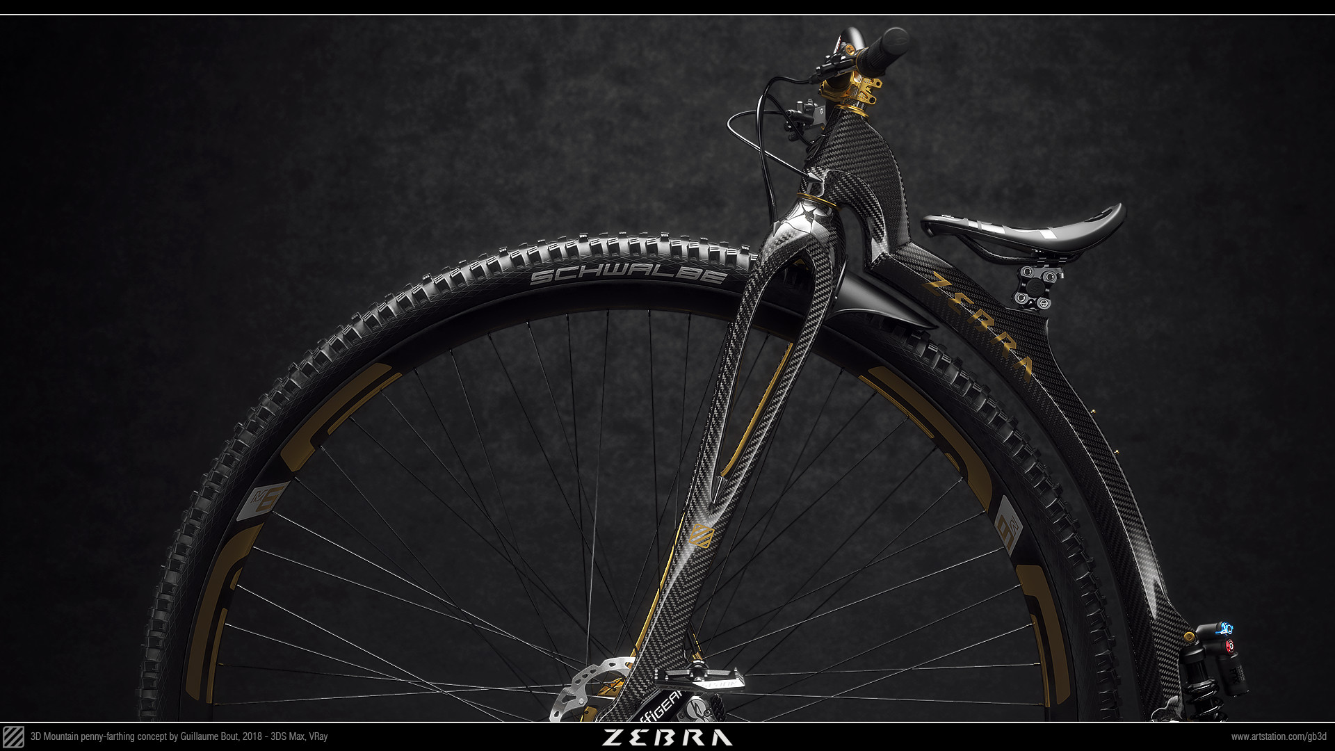 carbon penny farthing