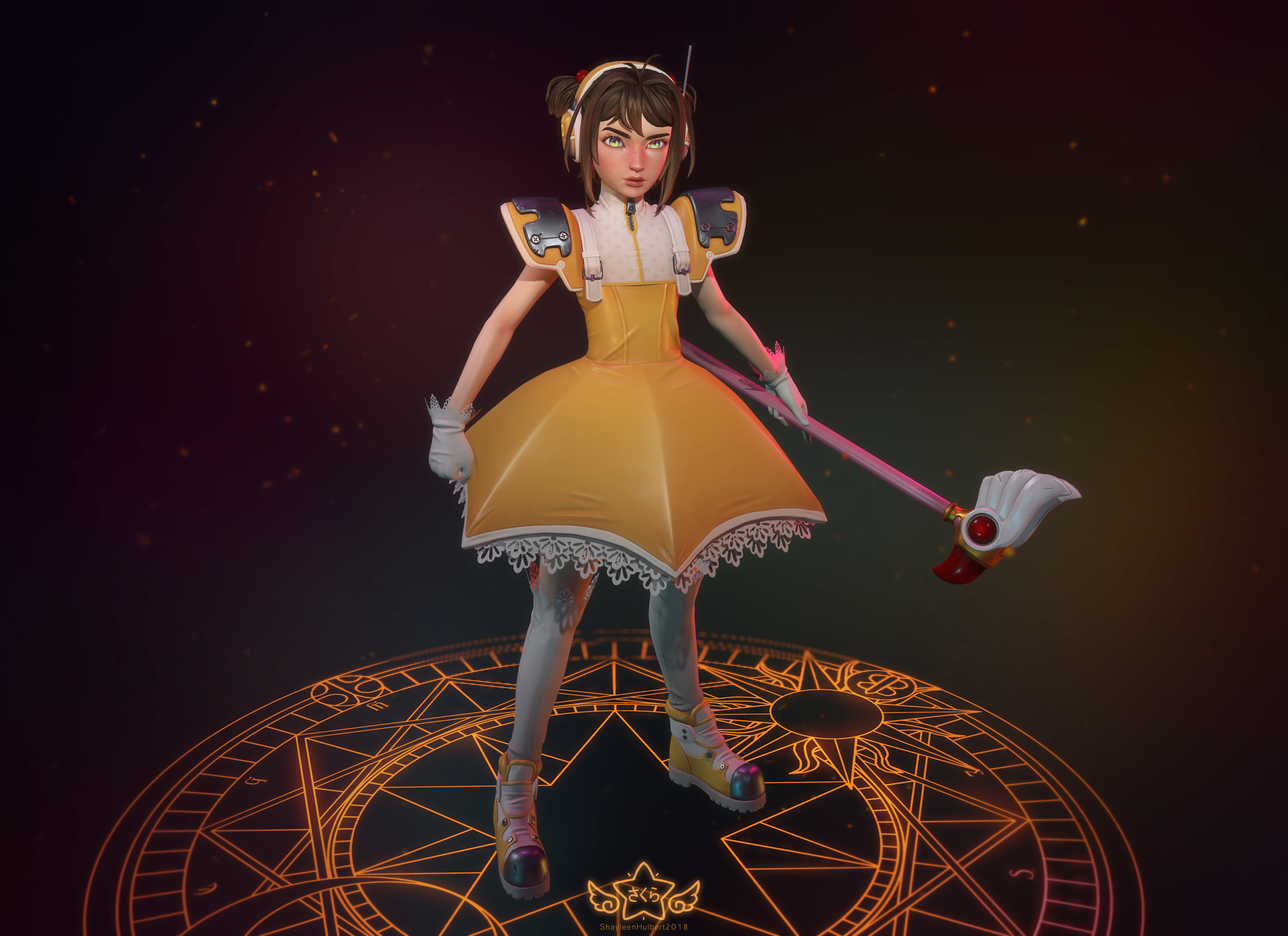 ArtStation - CARD CAPTOR SAKURA - GAME MOCKUP