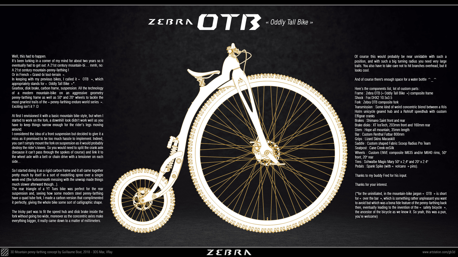 Mountain bike penny farthing store