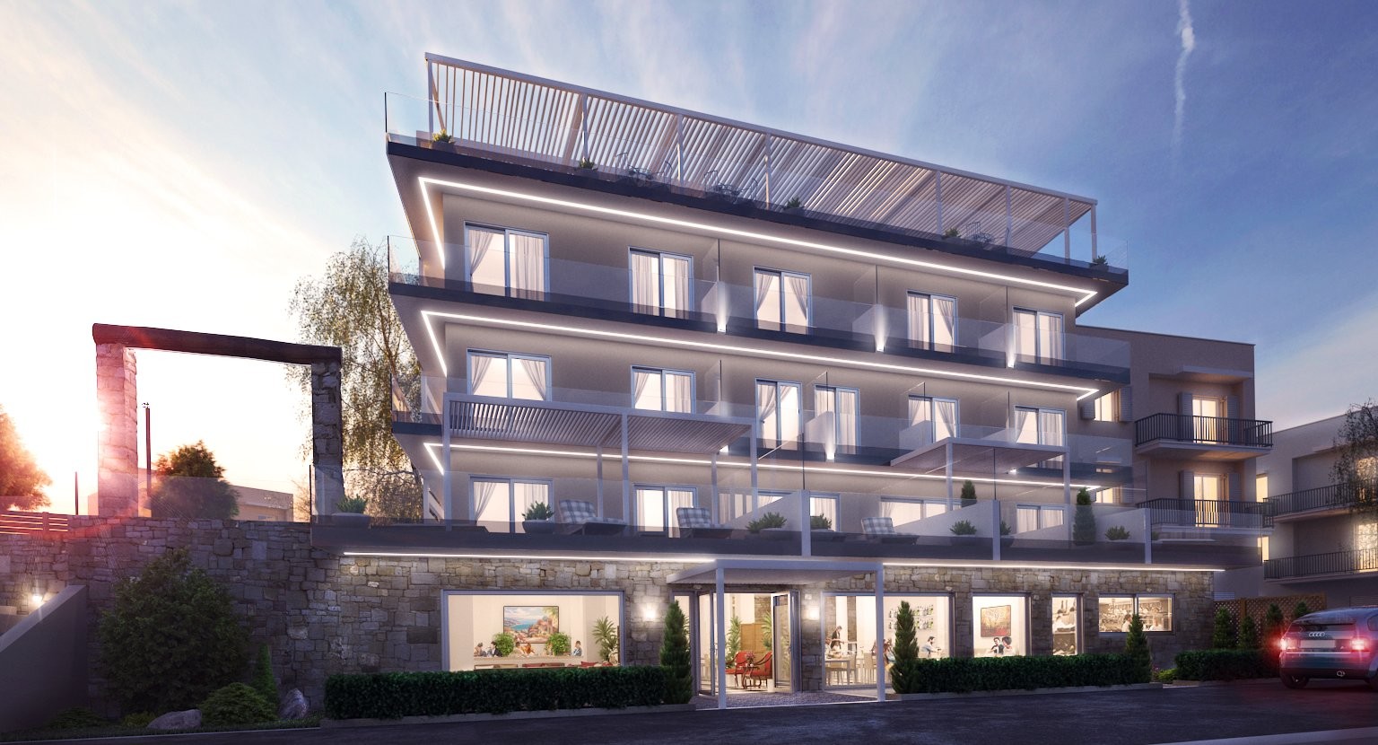 ArcViz For A Hotel in Salamina Greece