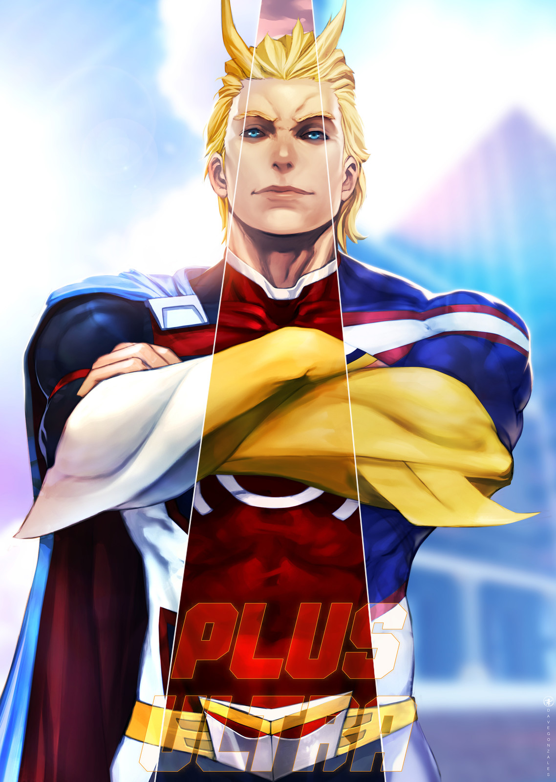Artstation Allmight Evolution Christian Dave Gonzales