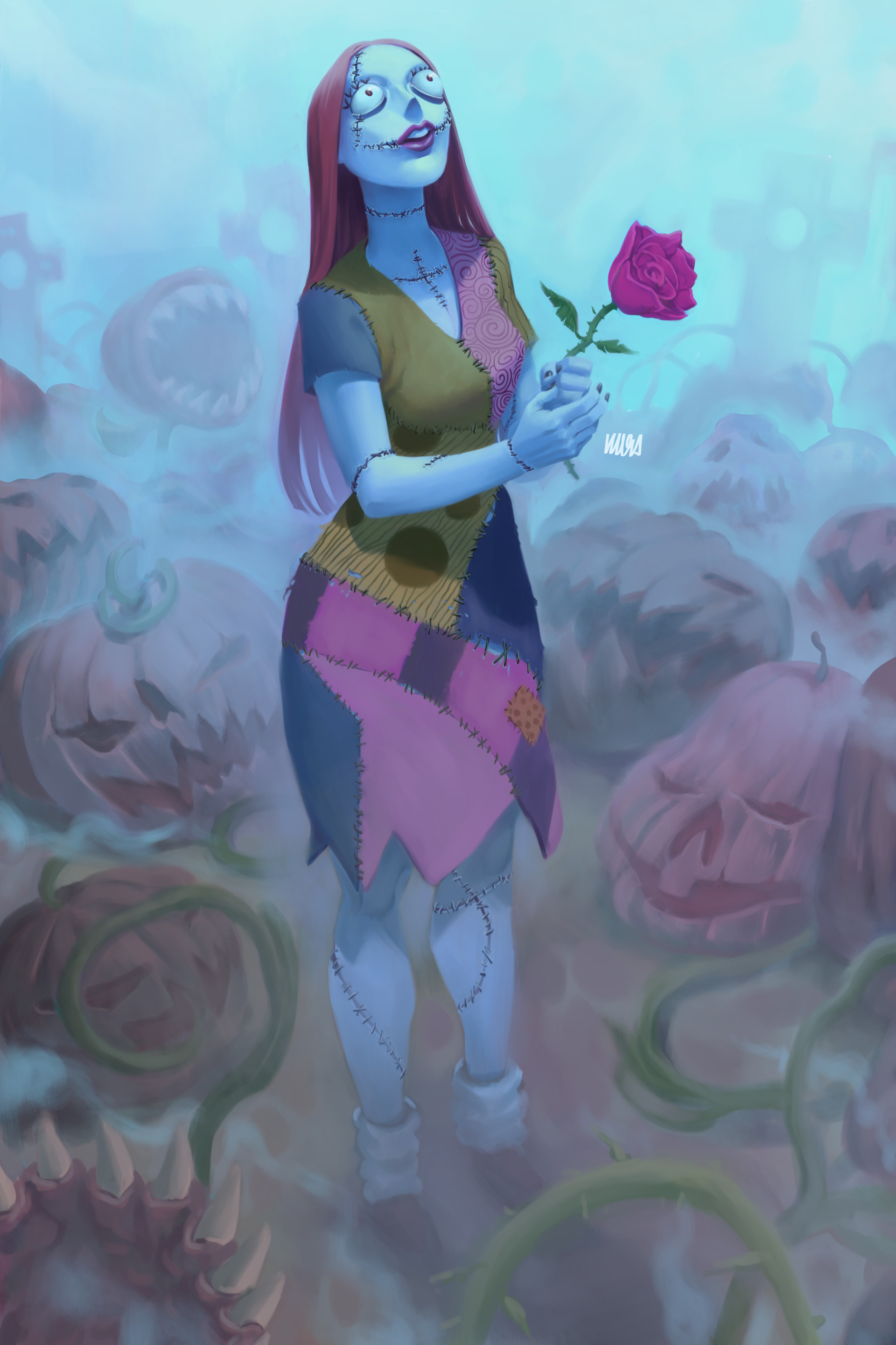 Artstation Sally The Nightmare Before Christmas Breno Fonseca